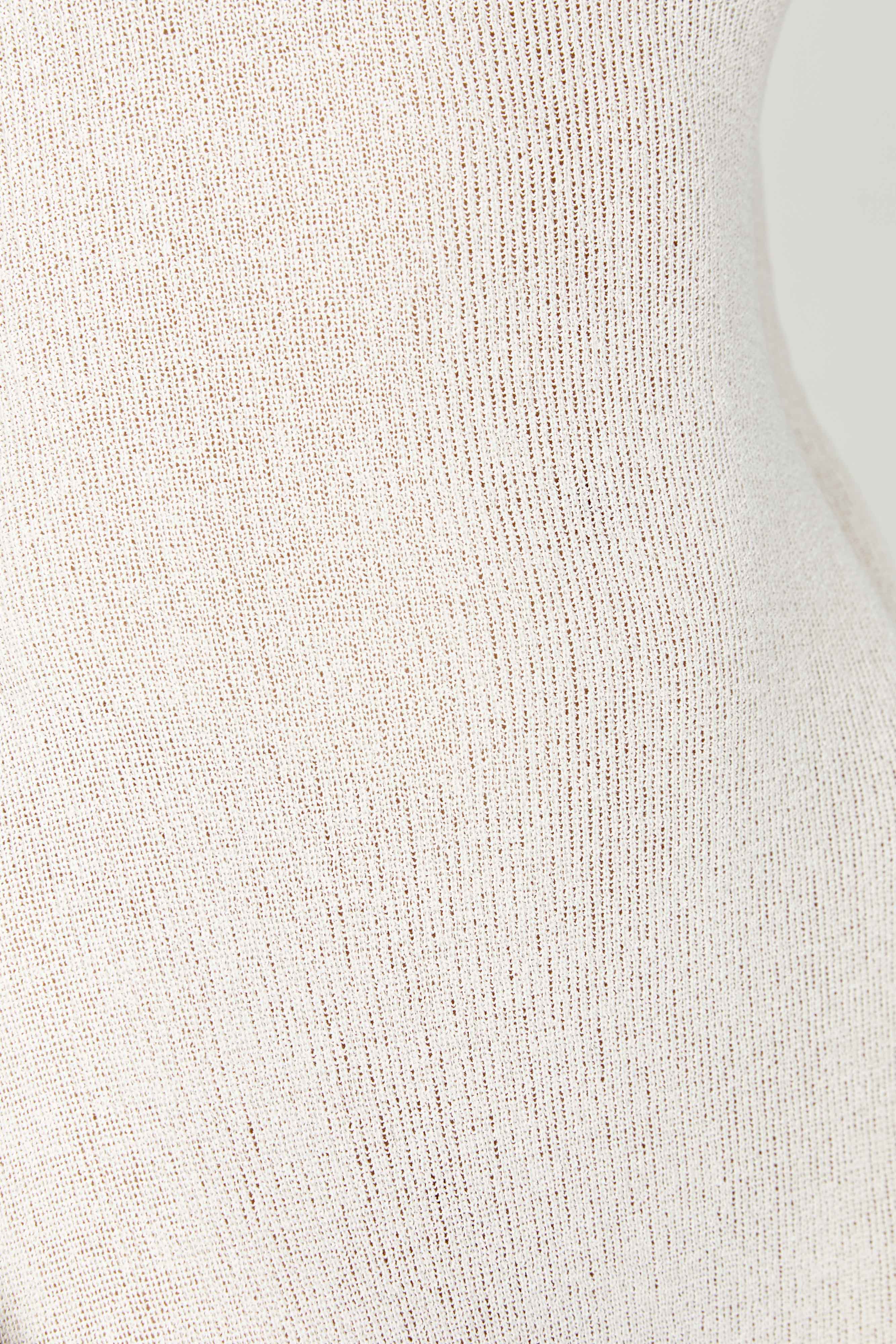 Talia Maxi Open Back Knit Dress - Ivory - luluinthesky