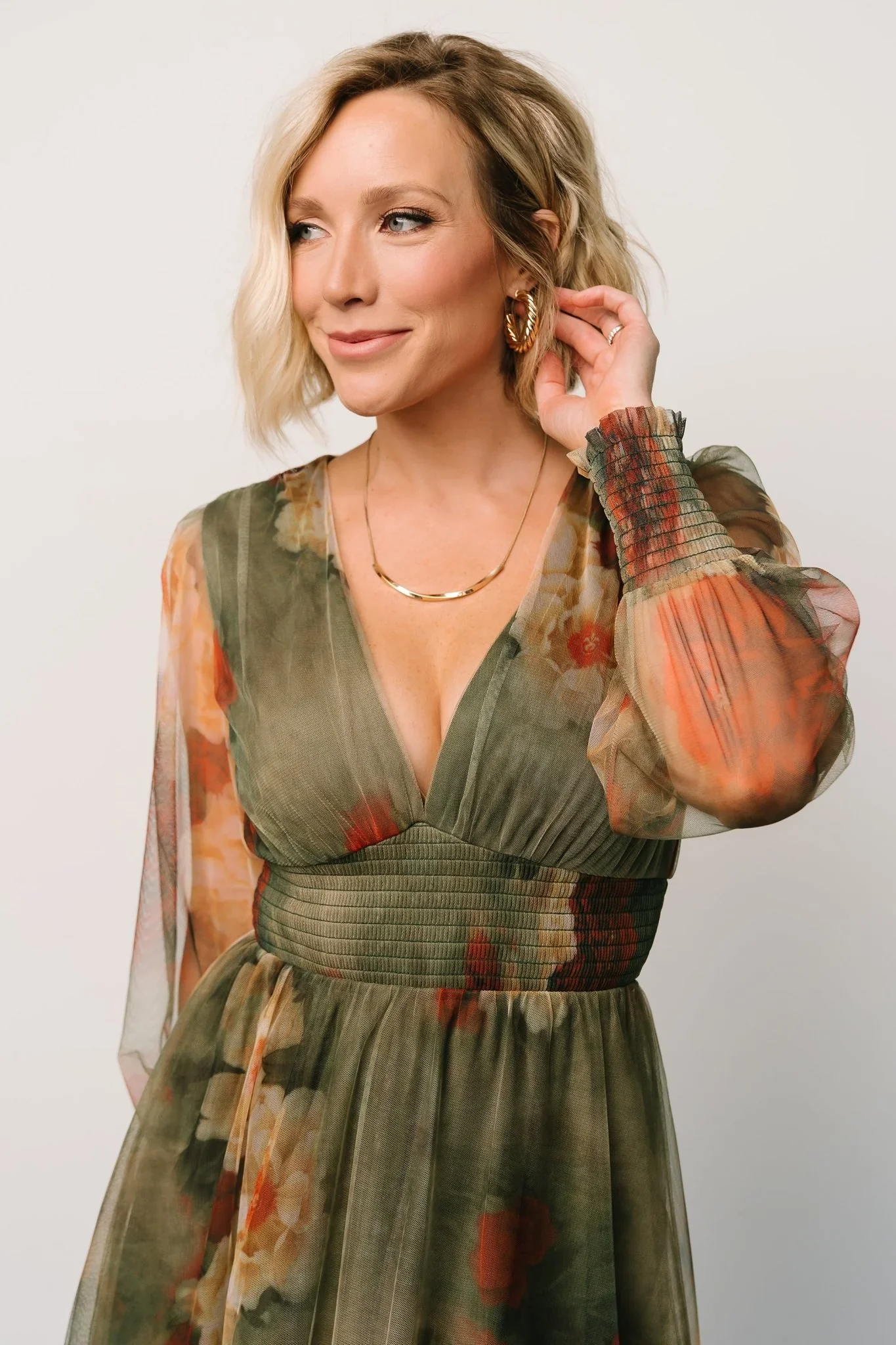 Layla Tulle Maxi Dress | Olive + Rust - luluinthesky