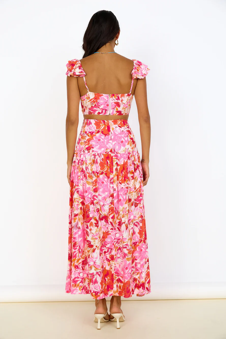 Life Of The Party Maxi Dress Pink - luluinthesky