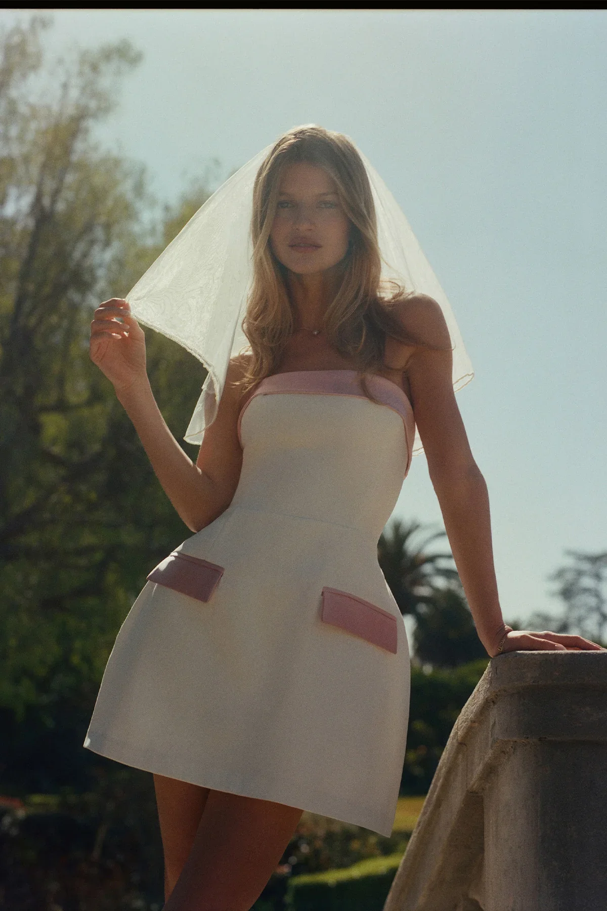 Majestic Masquerade Mini Dress White - luluinthesky