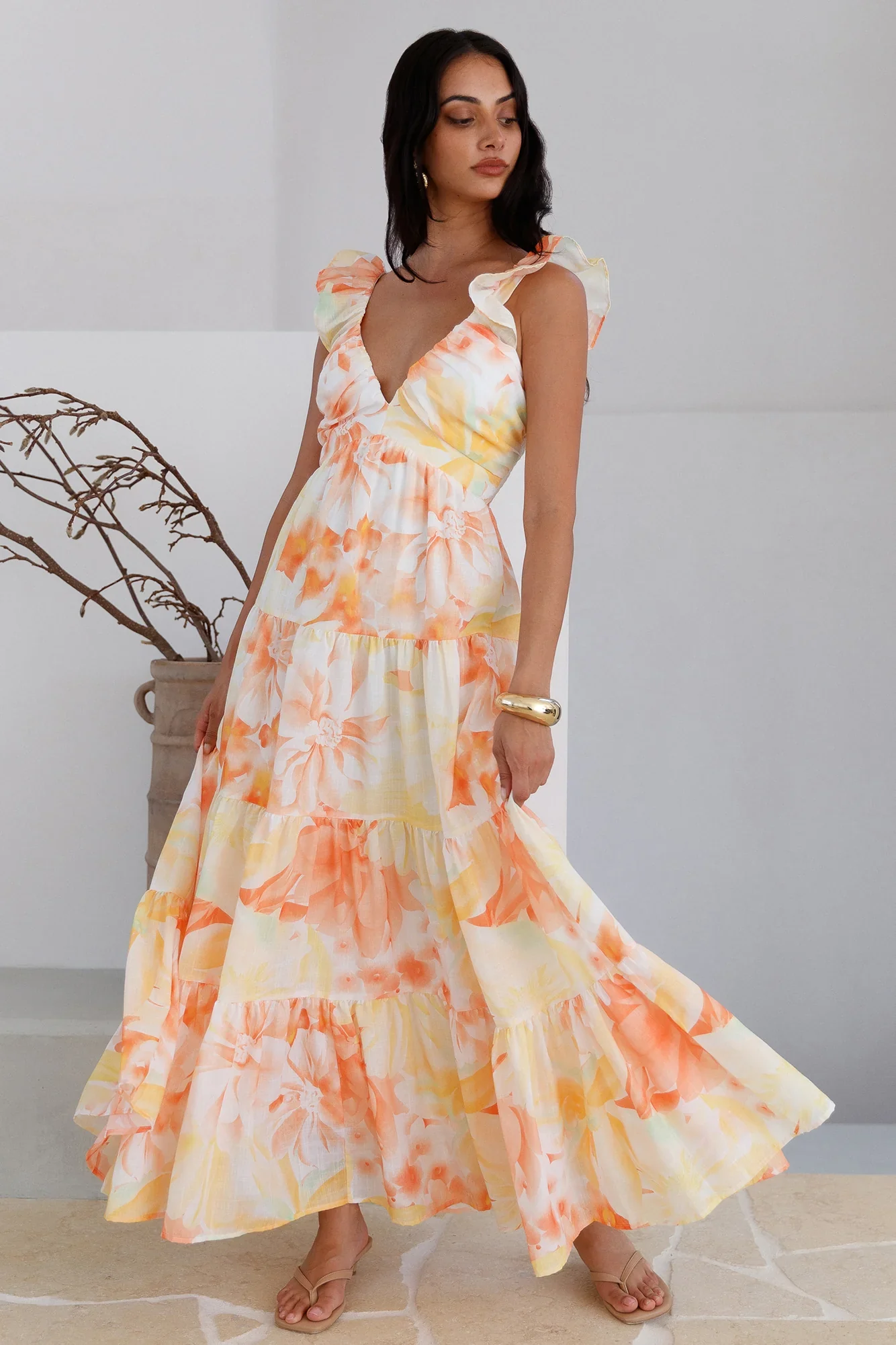 Regella Maxi Dress Yellow - luluinthesky