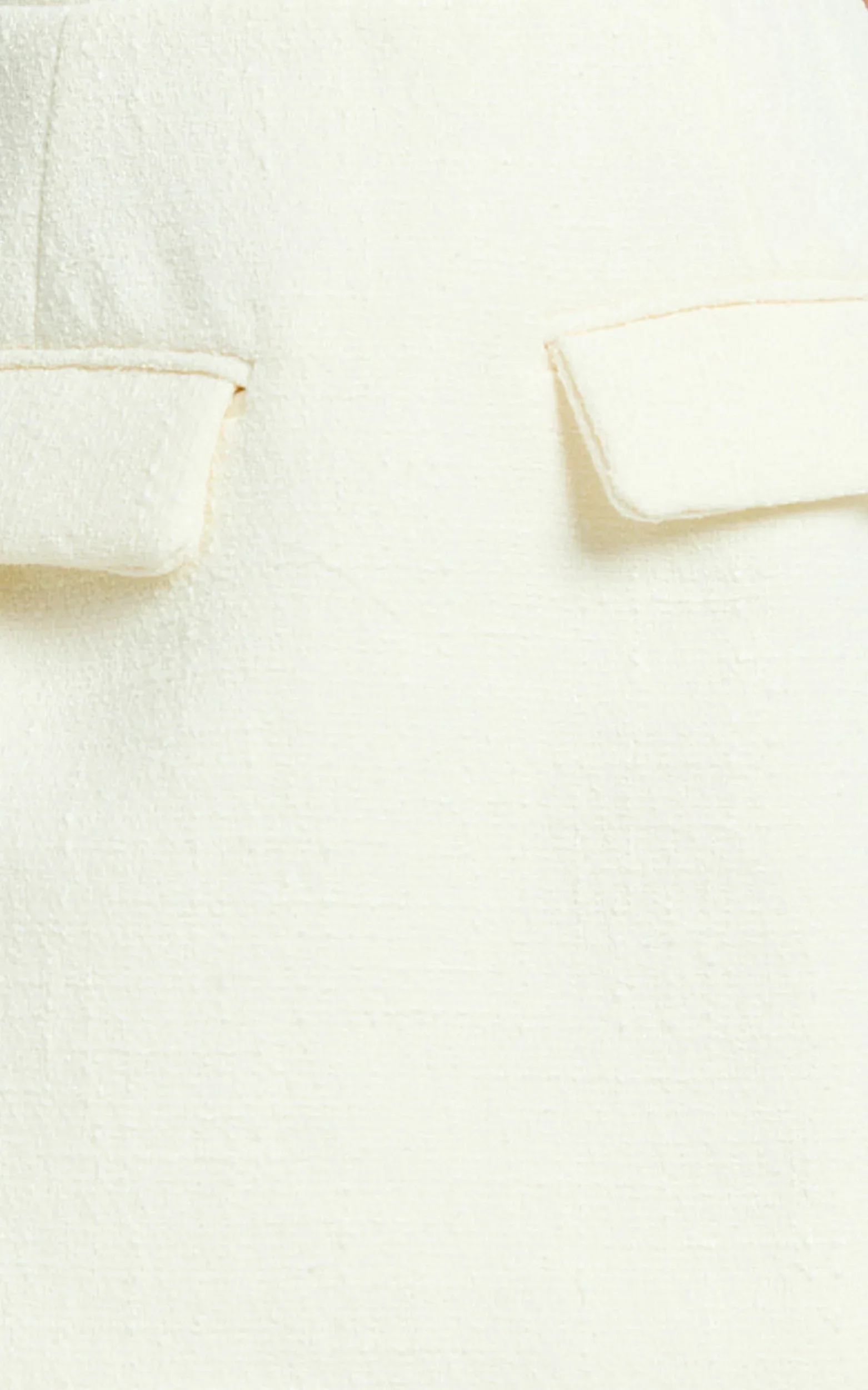 Alodia Mini Dress Boucle Strapless Tulip Skirt Dress in Cream - luluinthesky