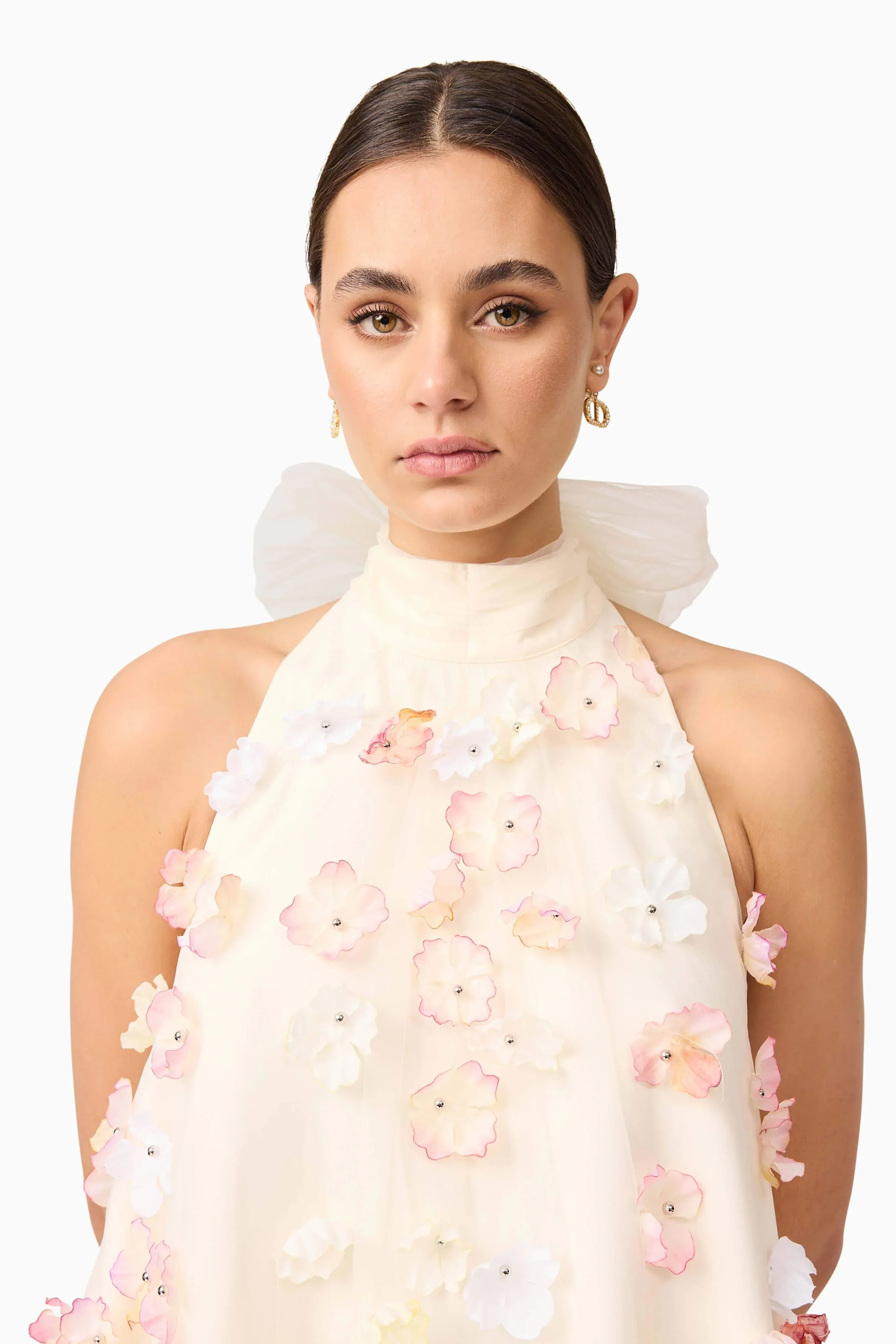 Livia Trapeze Mini Dress in Yellow - luluinthesky