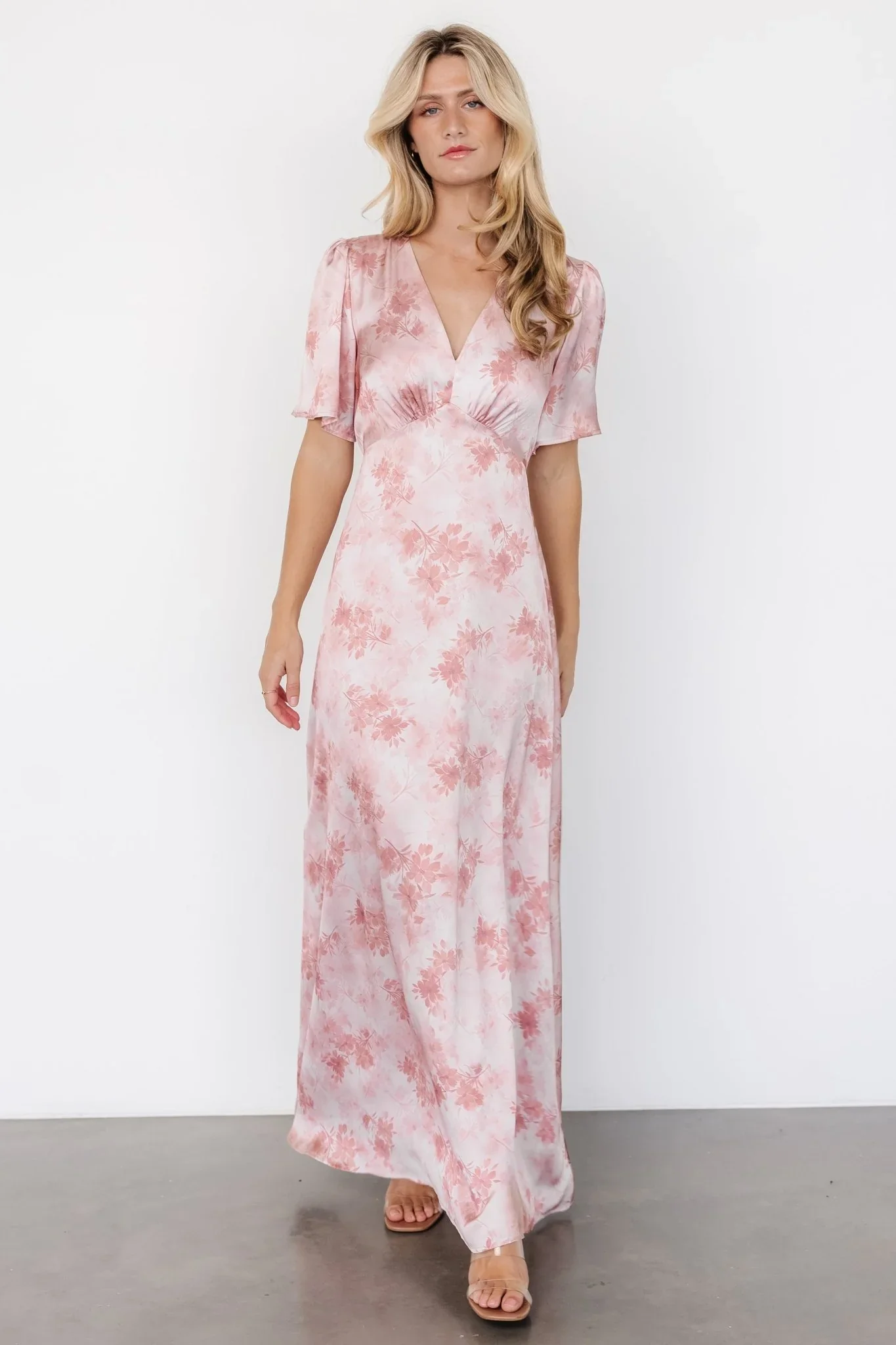 Carmen Maxi Dress | Blush Floral - luluinthesky