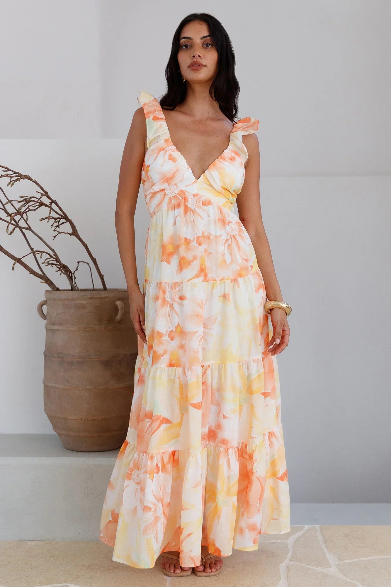 Regella Maxi Dress Yellow - luluinthesky