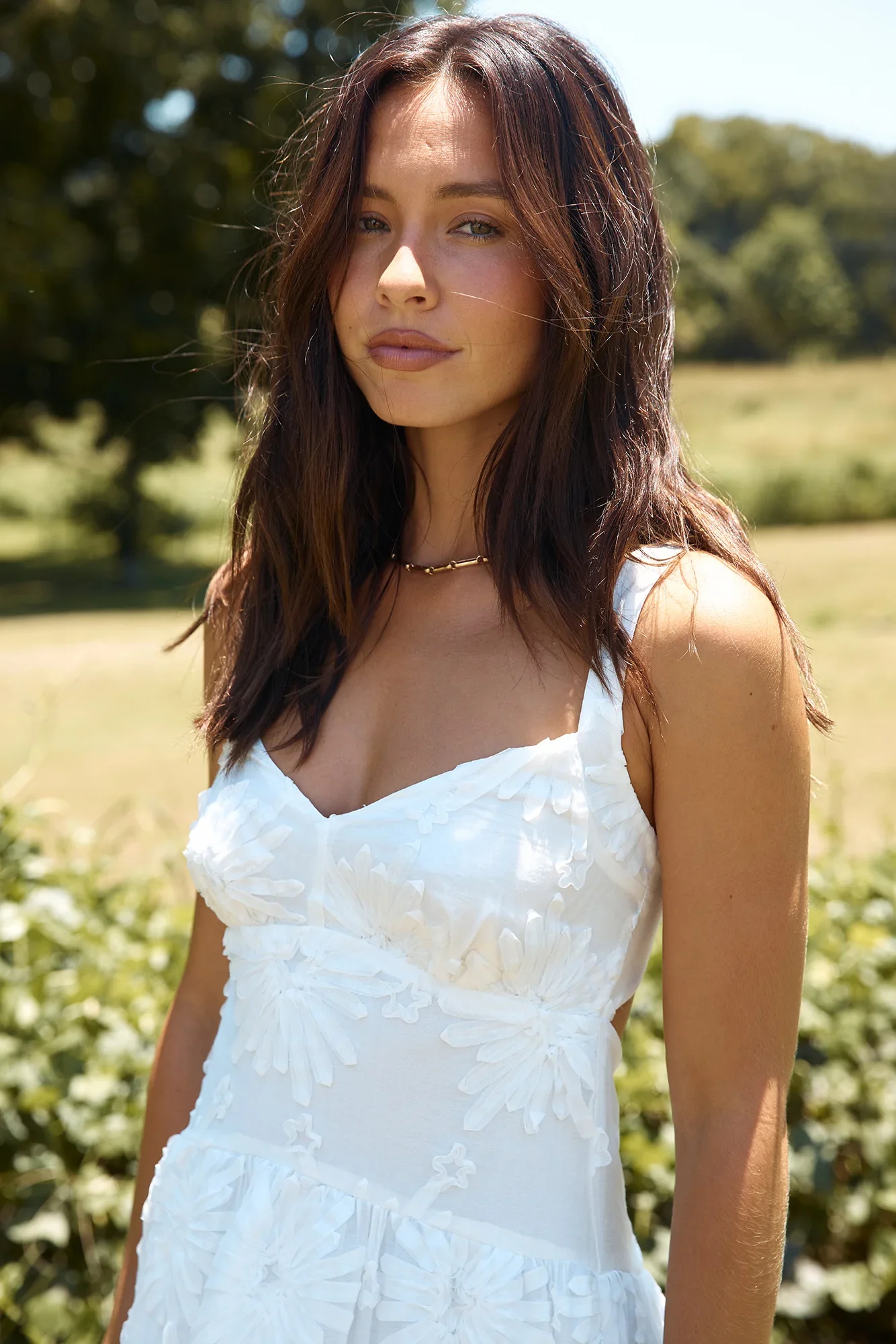 Porcelain Princess Maxi Dress White - luluinthesky