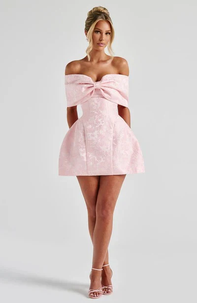 Raquel Mini Dress - Blush - luluinthesky