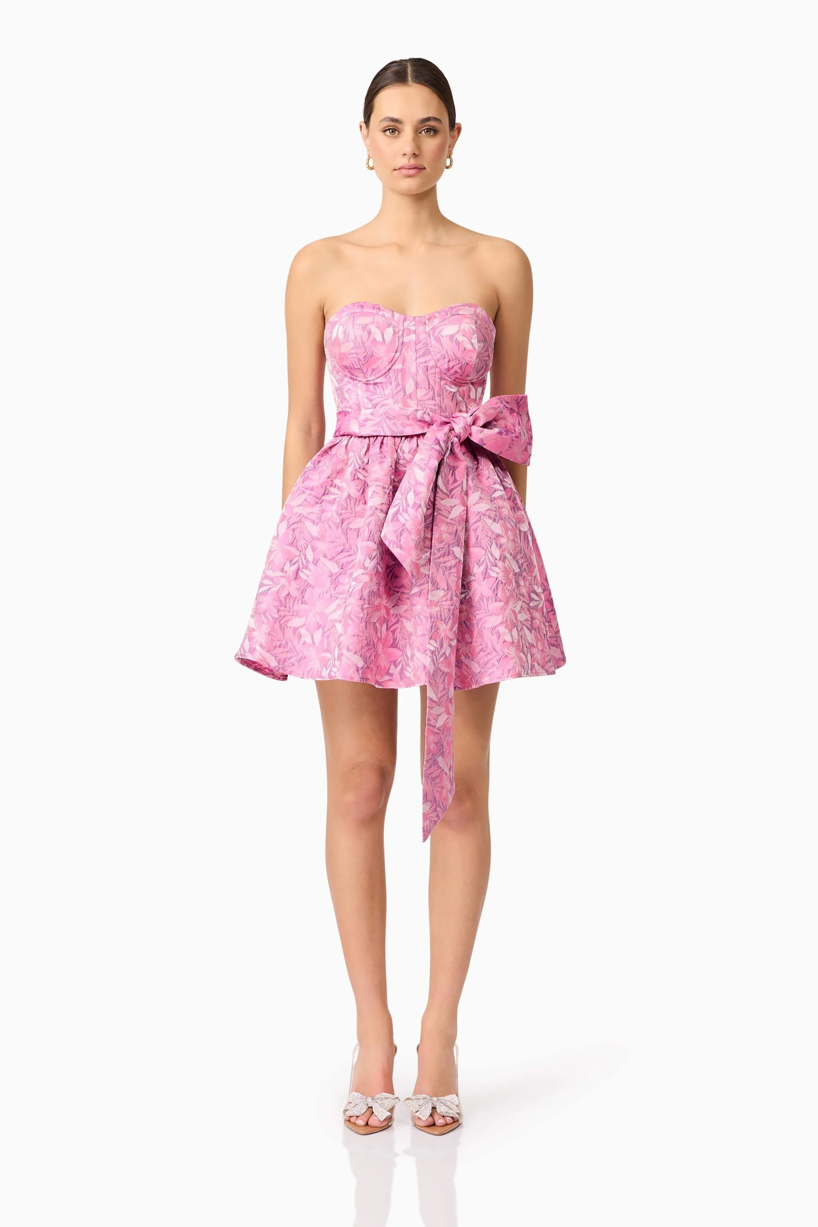 Nadeen A-Line Mini Dress in Pink - luluinthesky