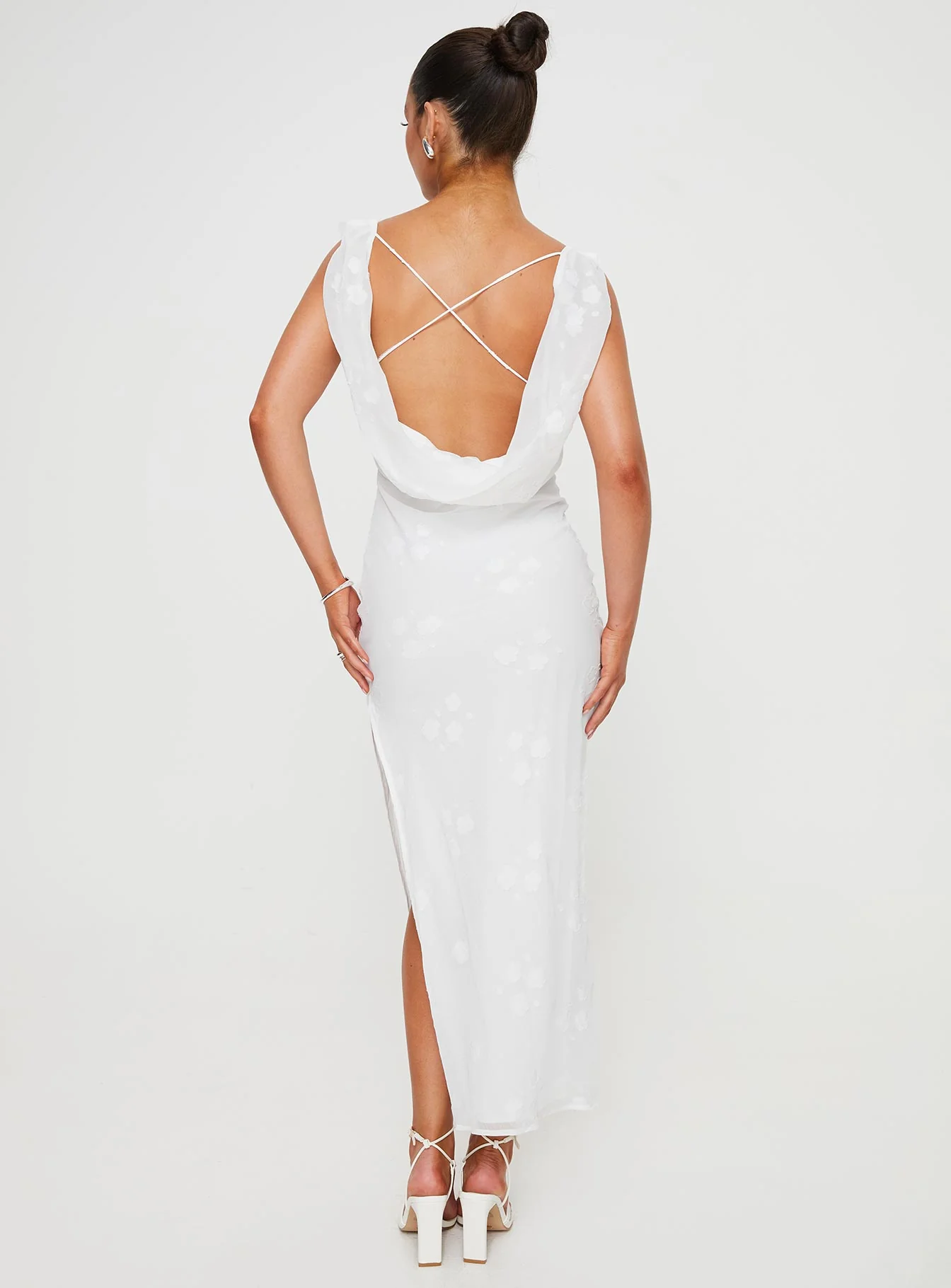 Contessa Maxi Dress White - luluinthesky