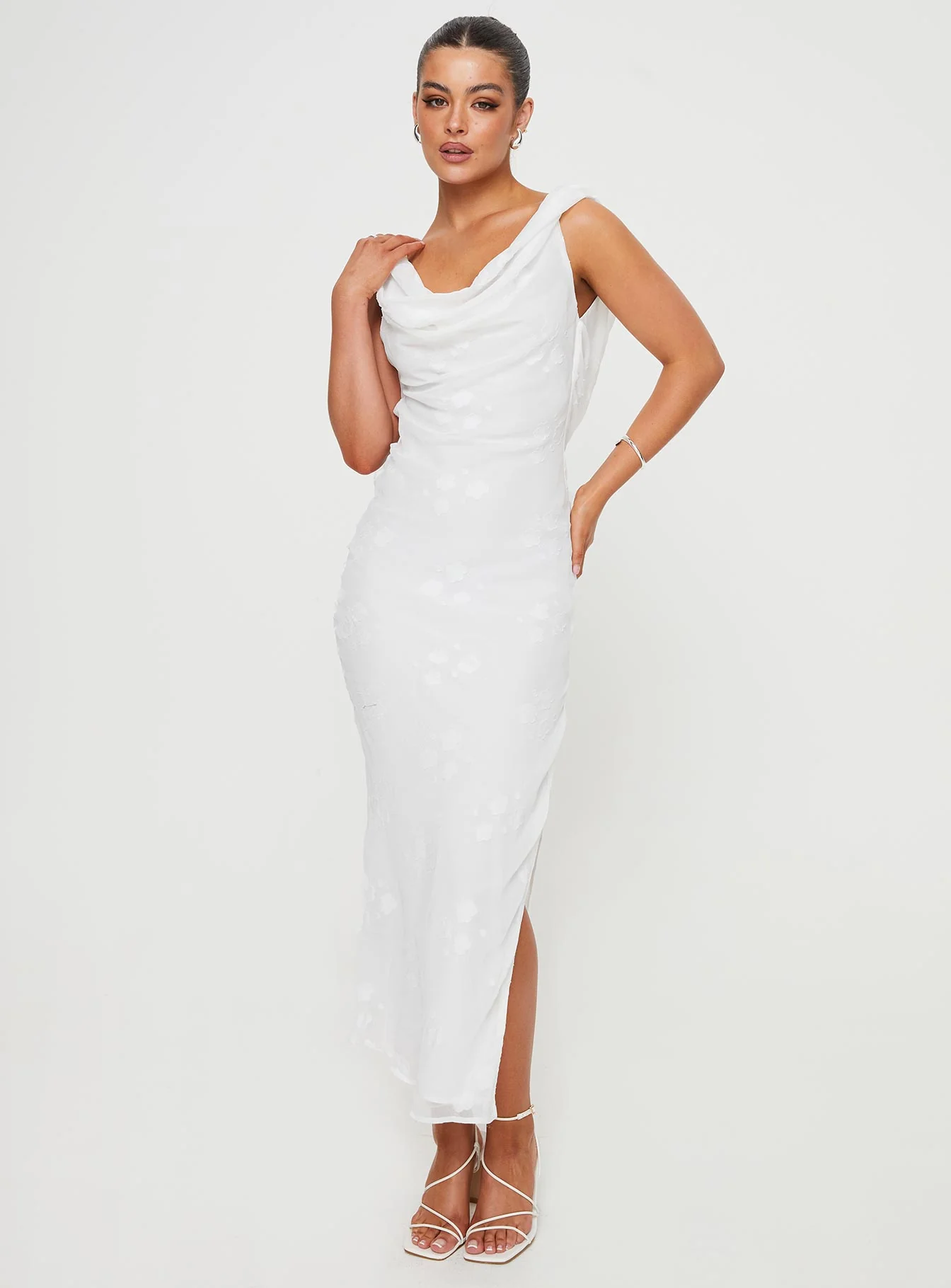Contessa Maxi Dress White - luluinthesky