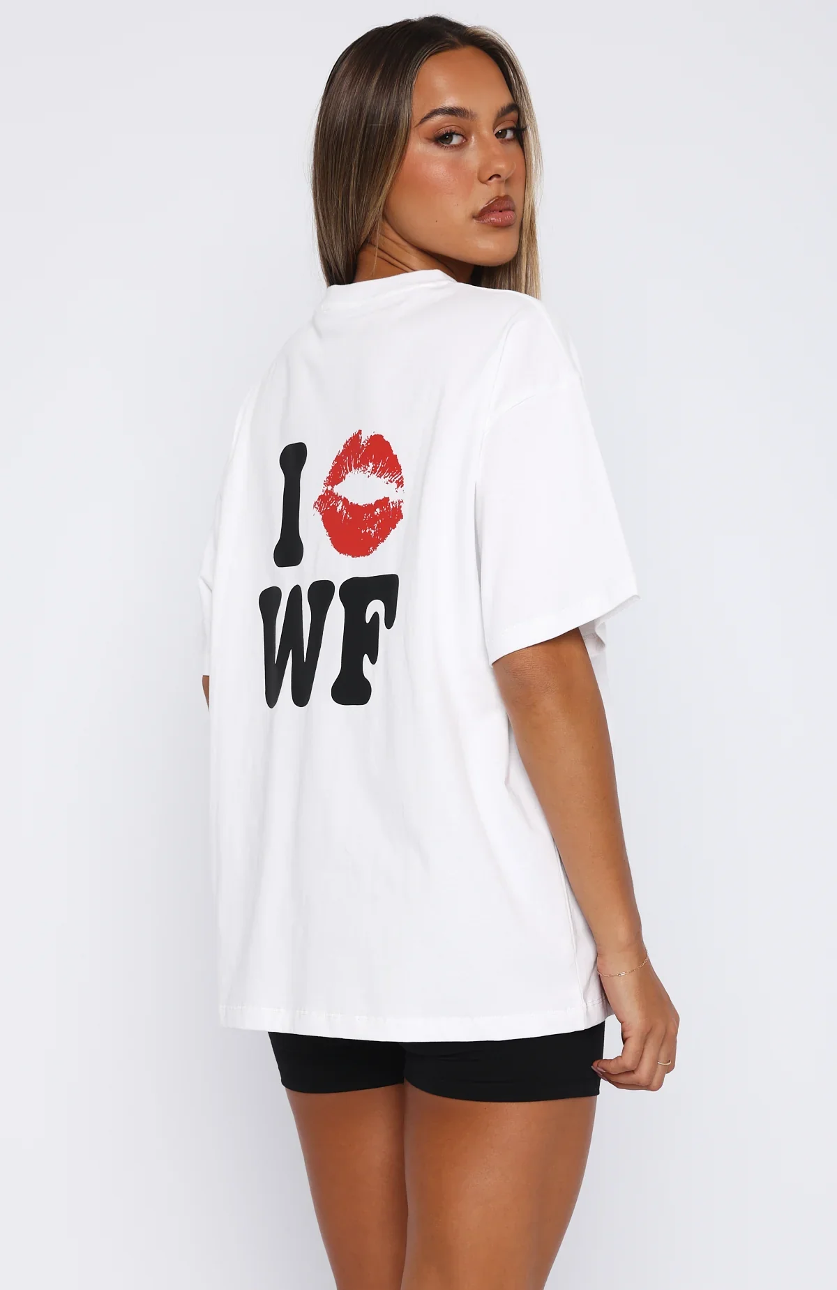 11th Street City Of Dreams Oversized Tee Frosting - luluinthesky