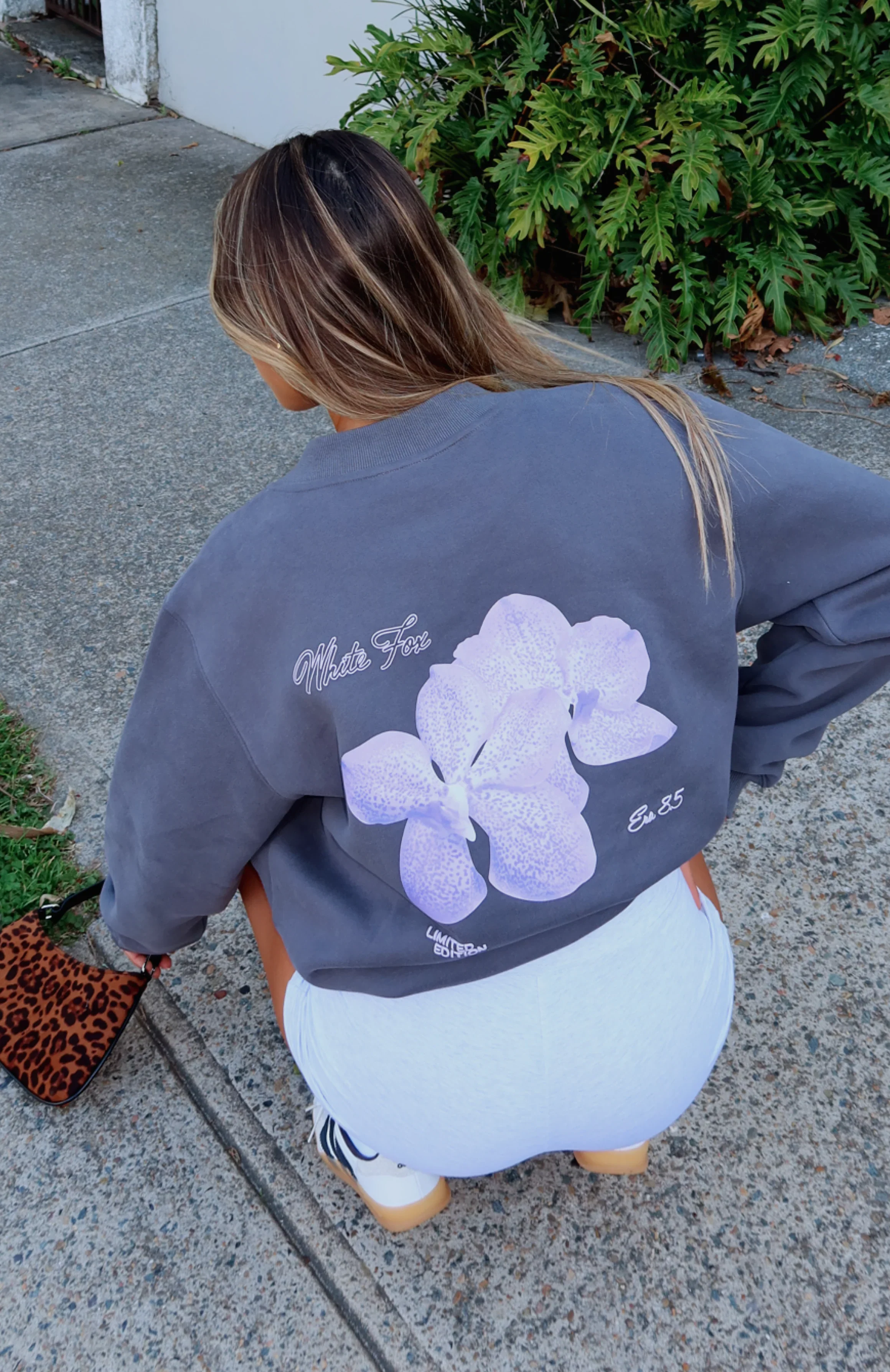 With Love Forever Oversized Sweater Volcanic - luluinthesky