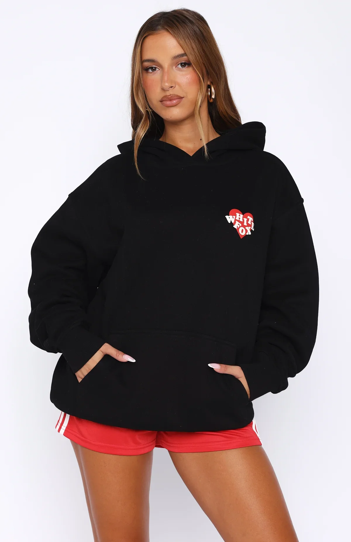 We Don't Talk Anymore Oversized Hoodie Black - luluinthesky