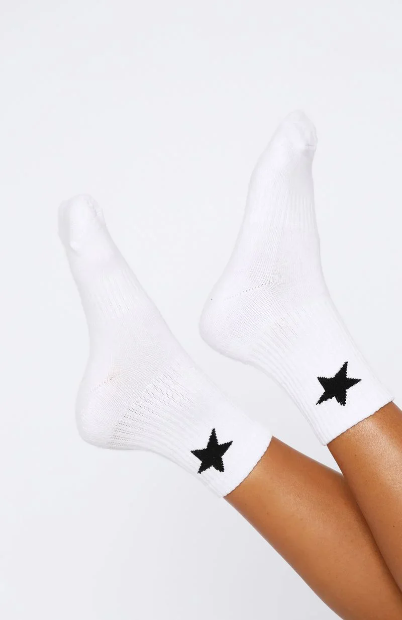 From The Archives Socks White/Black - luluinthesky