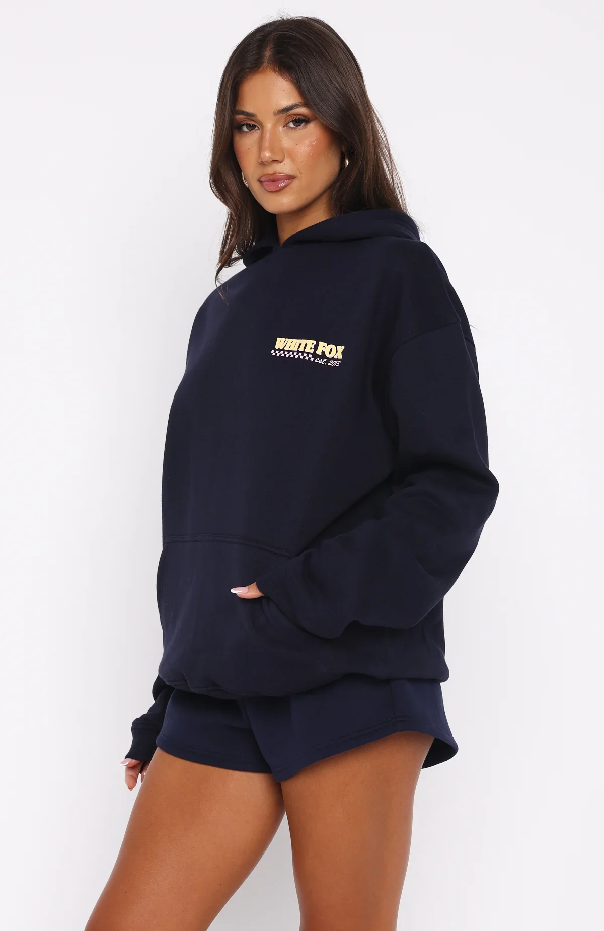 Sweeter Nights Oversized Hoodie Navy - luluinthesky