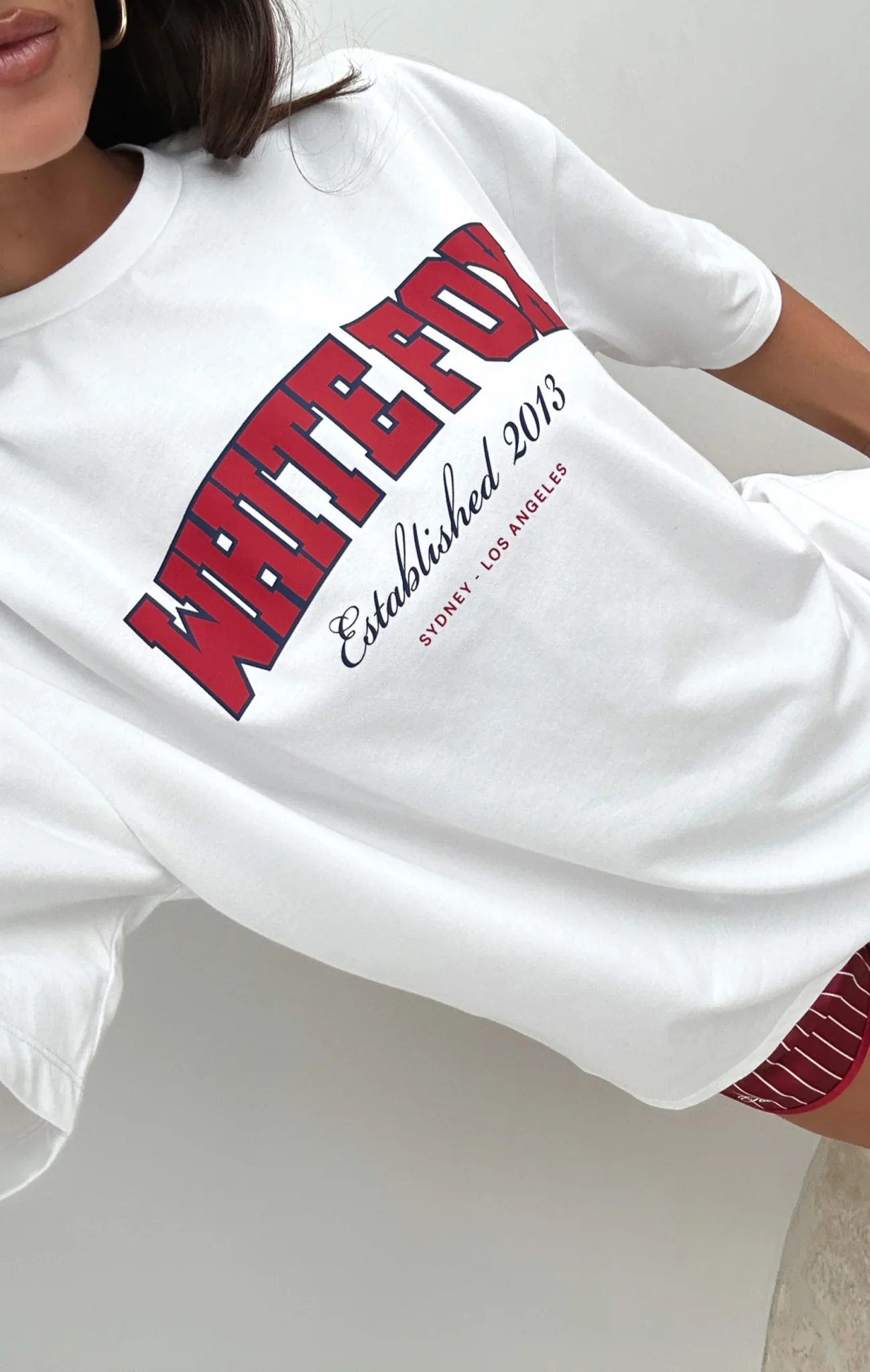 Leave It For Me Oversized Tee White - luluinthesky