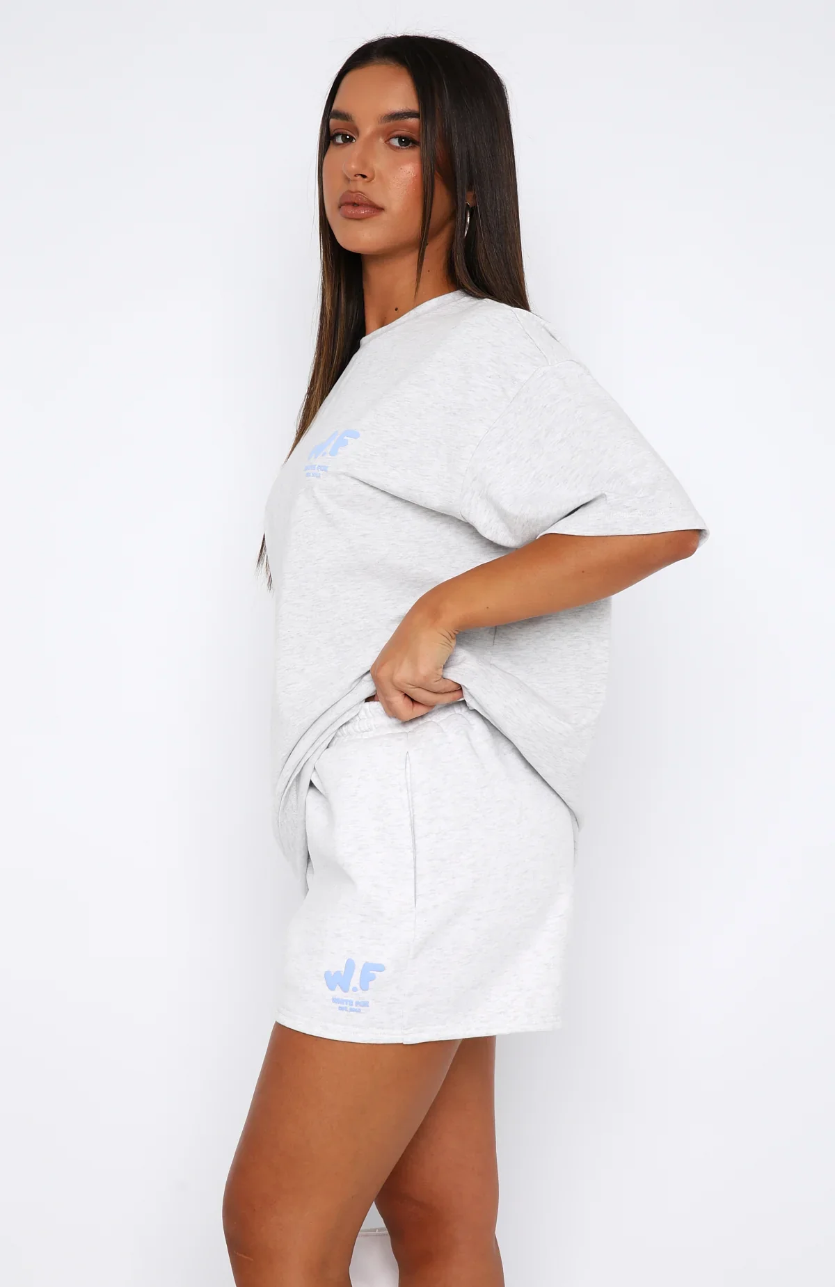 The New Standard Oversized Tee Grey Marle - luluinthesky