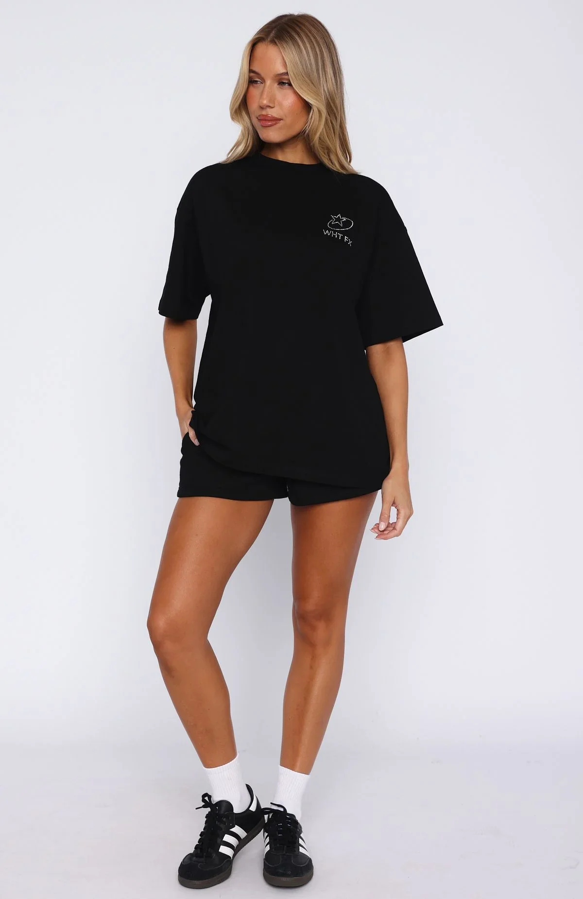 Always Shining Lounge Shorts Black - luluinthesky