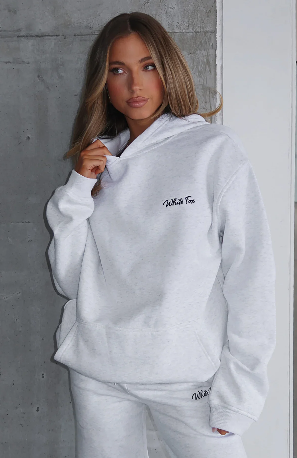 Match Your Words Oversized Hoodie Grey Marle - luluinthesky