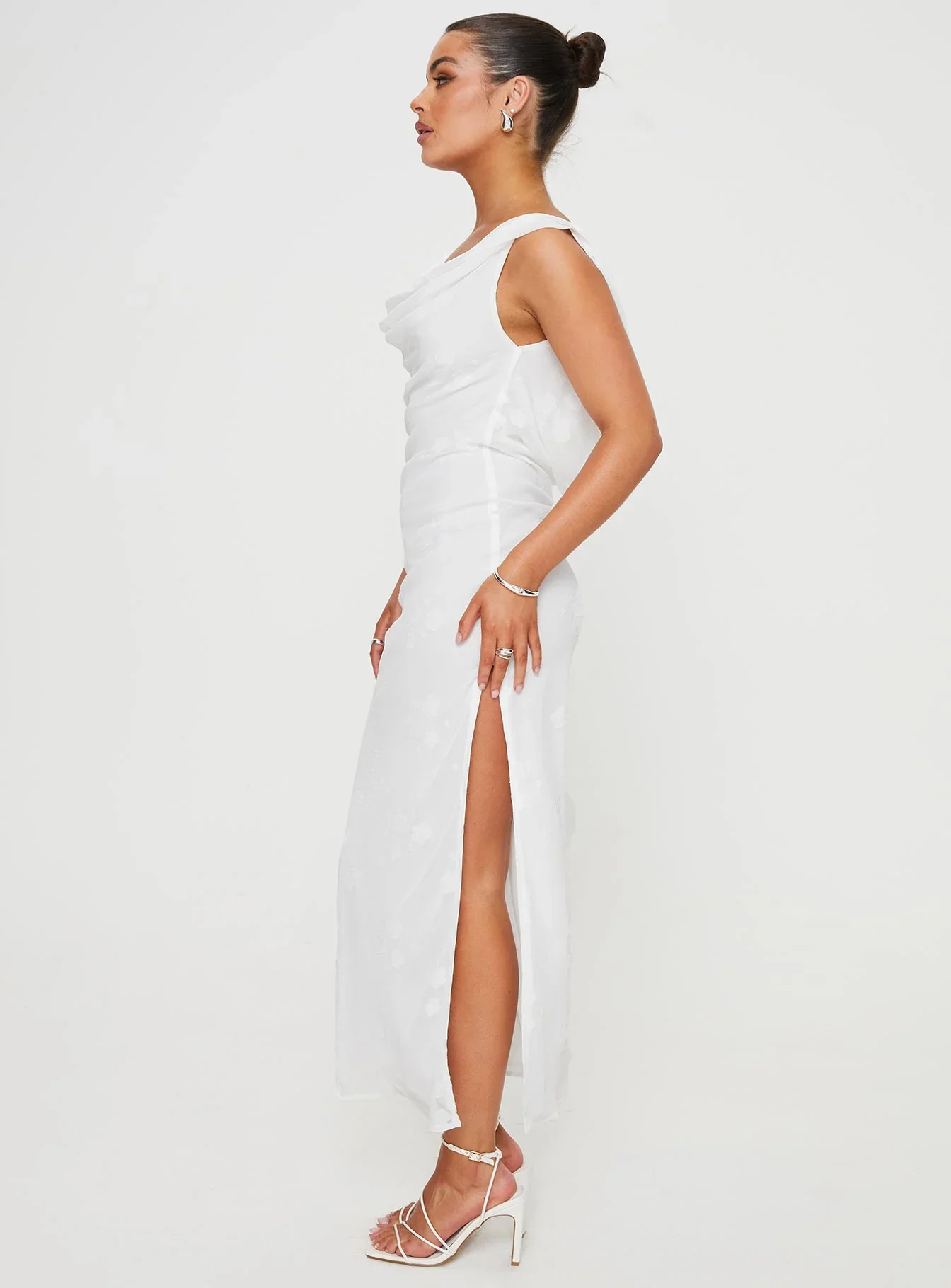 Contessa Maxi Dress White - luluinthesky