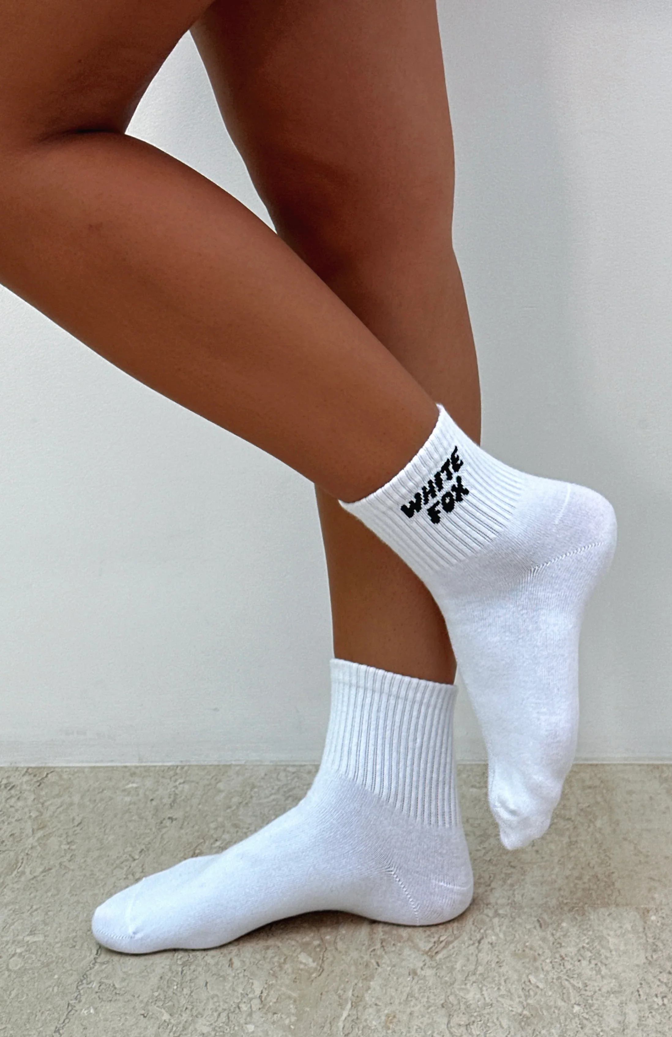 Offstage Socks White/Black - luluinthesky