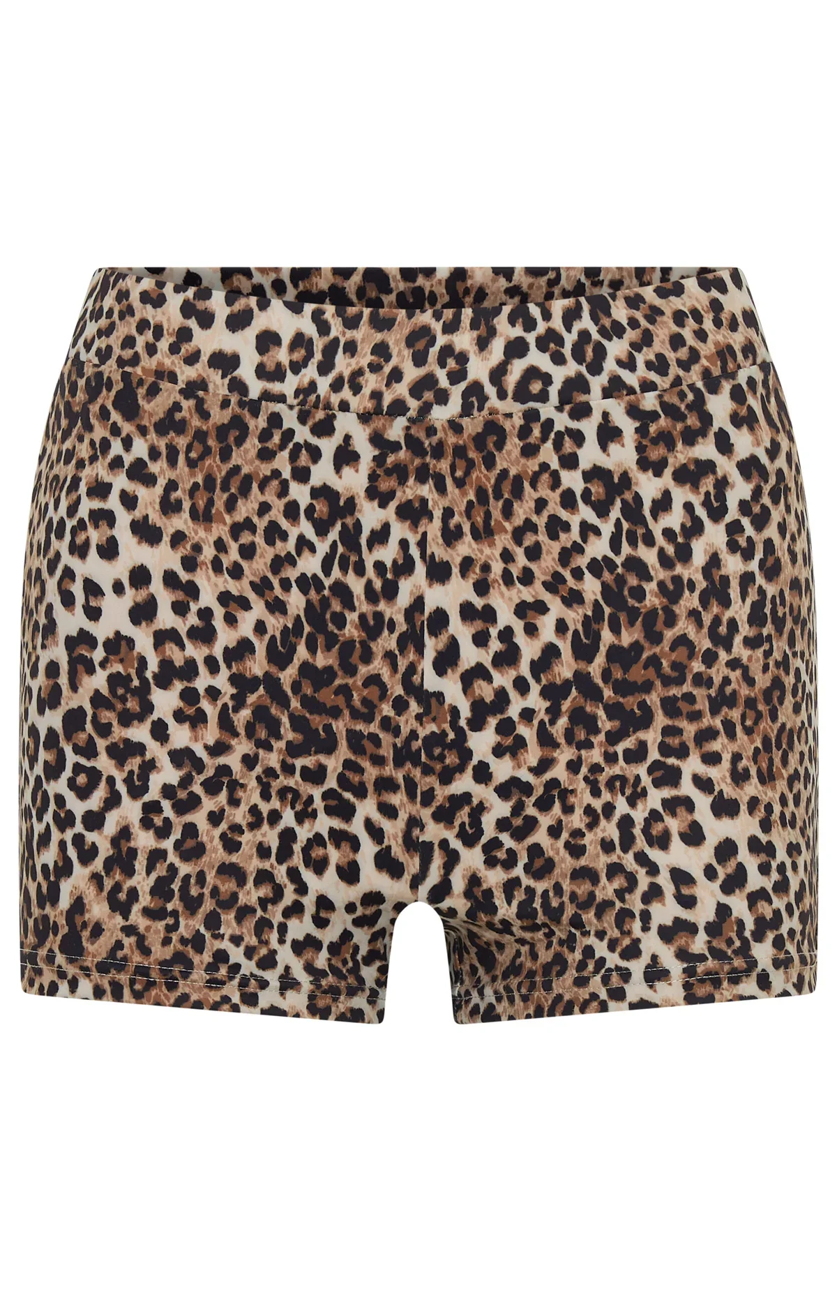 11th Street She's So Lucky Bike Shorts Leopard Splice - luluinthesky