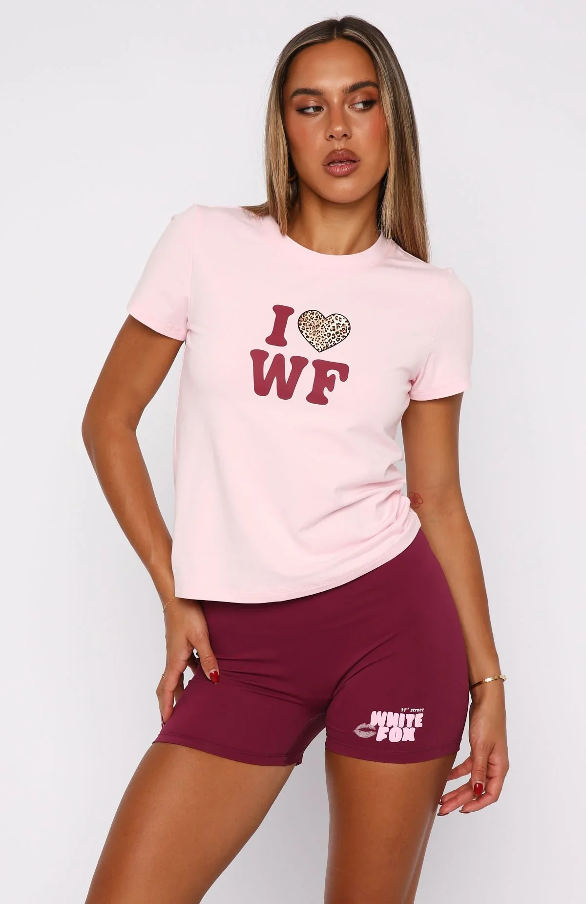 11th Street Concrete Jungle Relaxed Baby Tee Strawberry Whip - luluinthesky