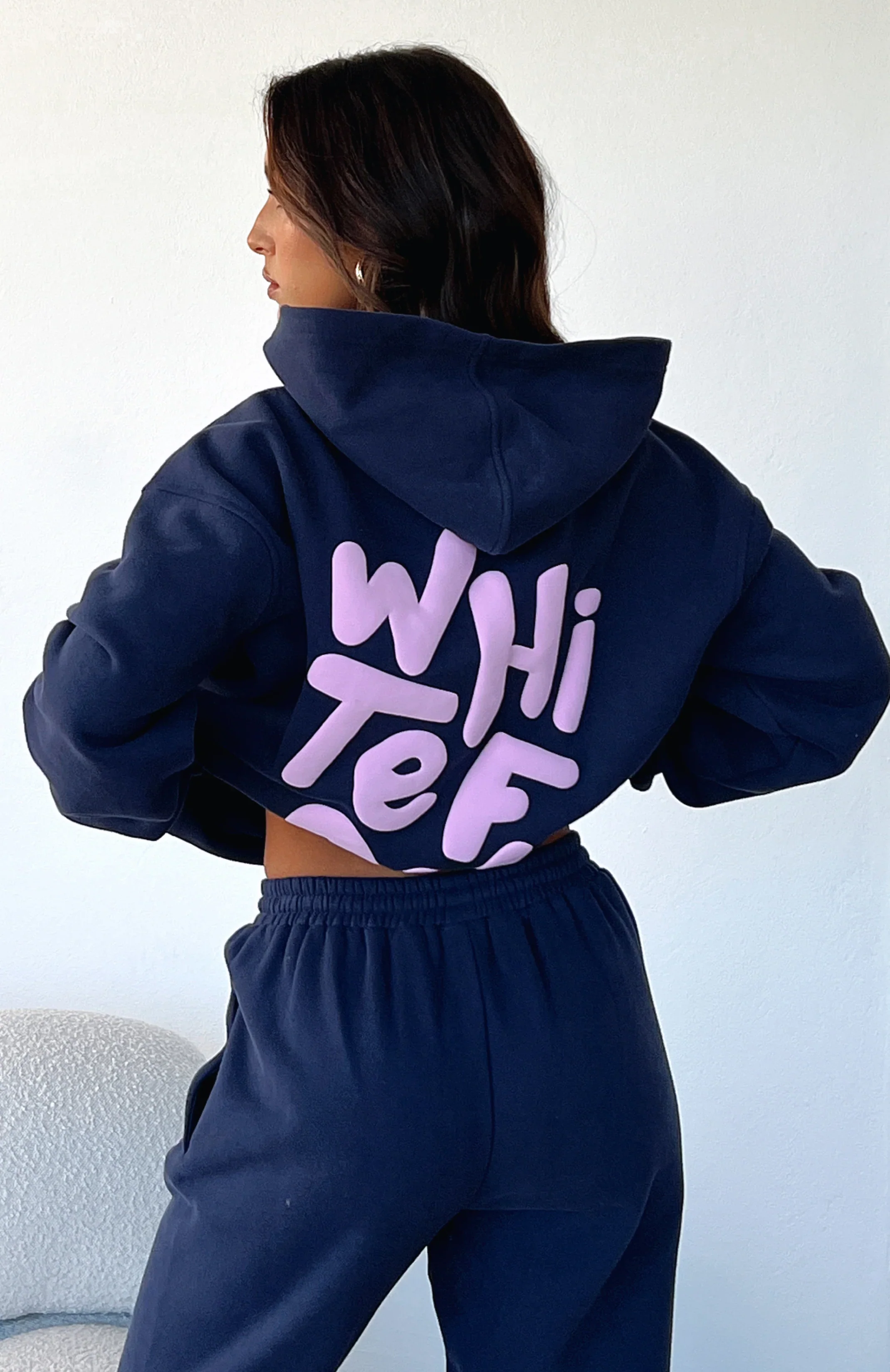 The New Standard Oversized Hoodie Navy - luluinthesky