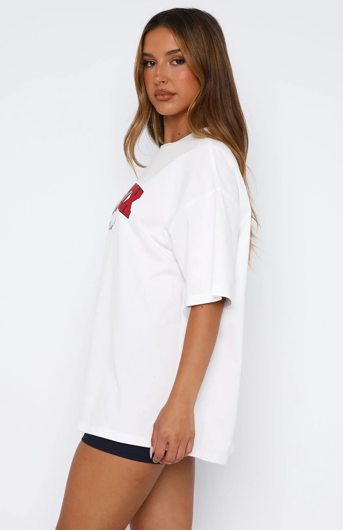 Leave It For Me Oversized Tee White - luluinthesky