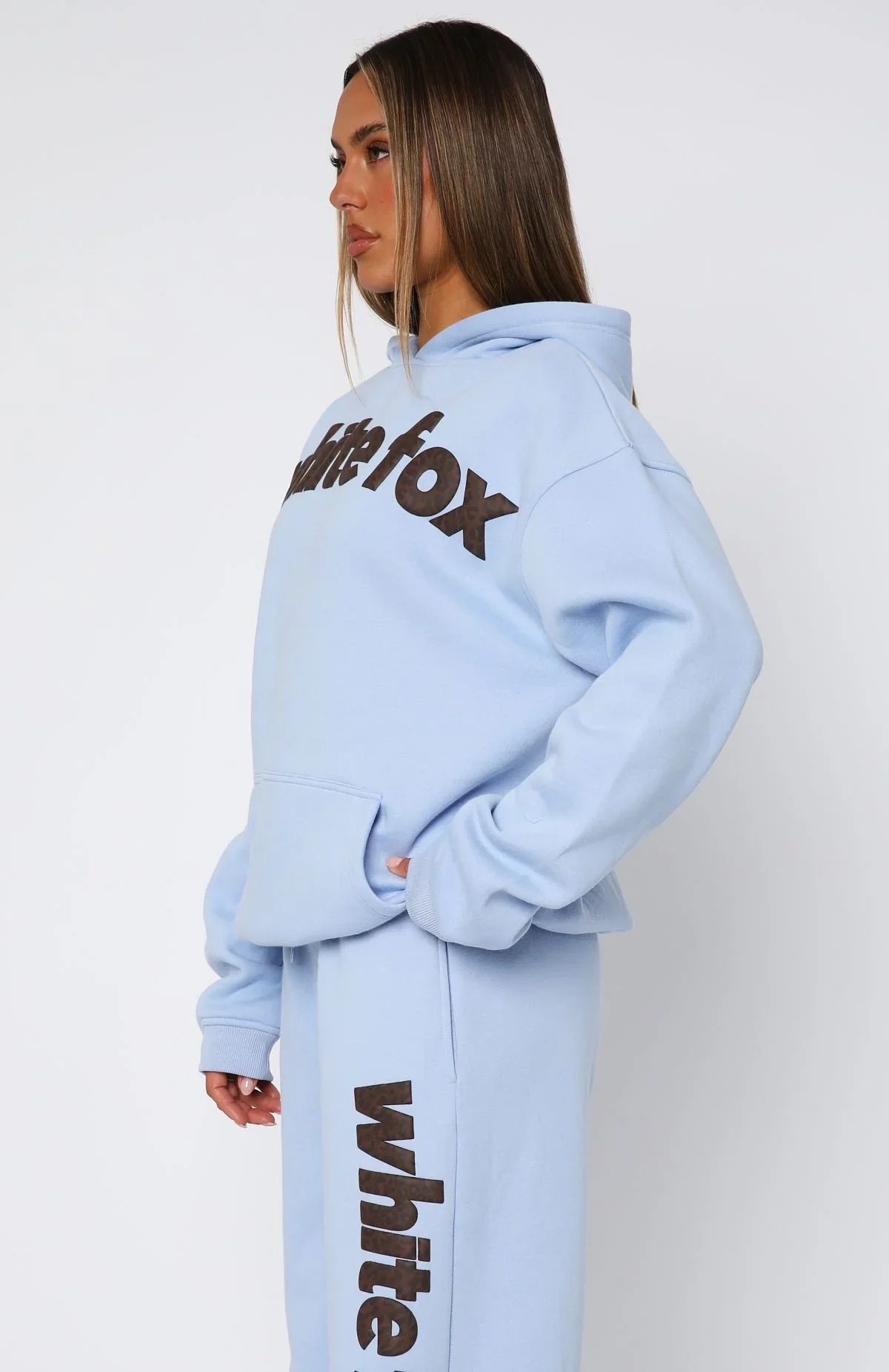 From The Archives Allora Oversized Hoodie Blue - luluinthesky