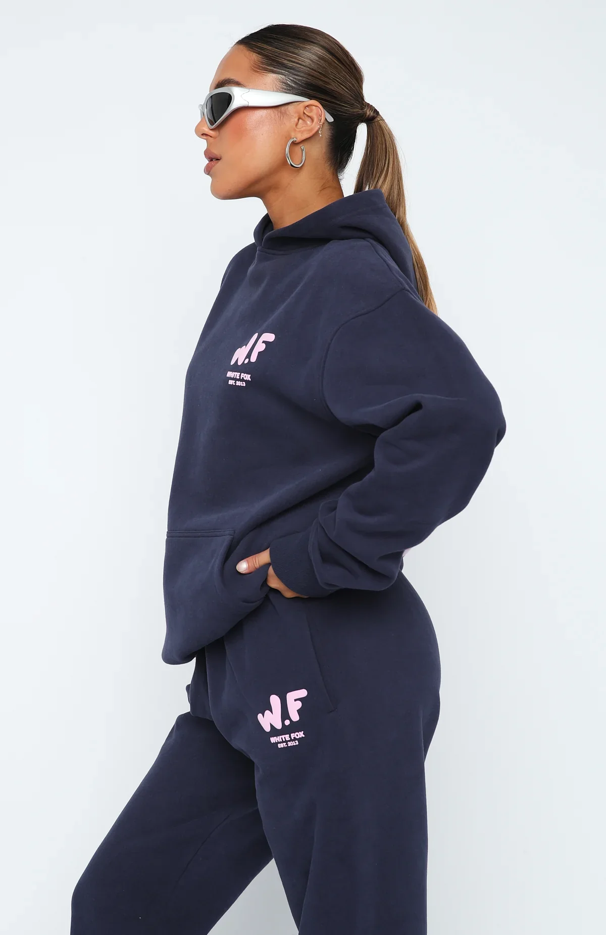 The New Standard Oversized Hoodie Navy - luluinthesky