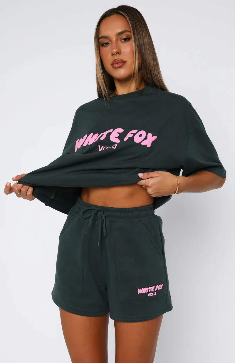 Offstage Lounge Shorts Pine - luluinthesky