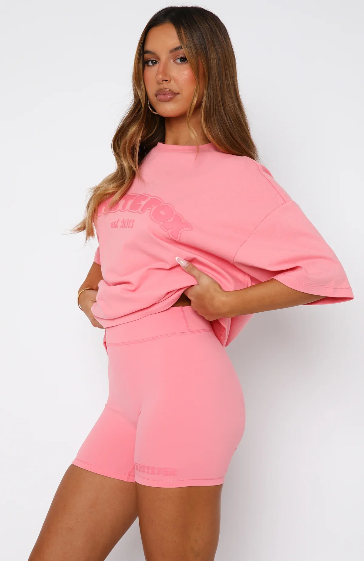 Don't Even Try Bike Shorts Melon - luluinthesky