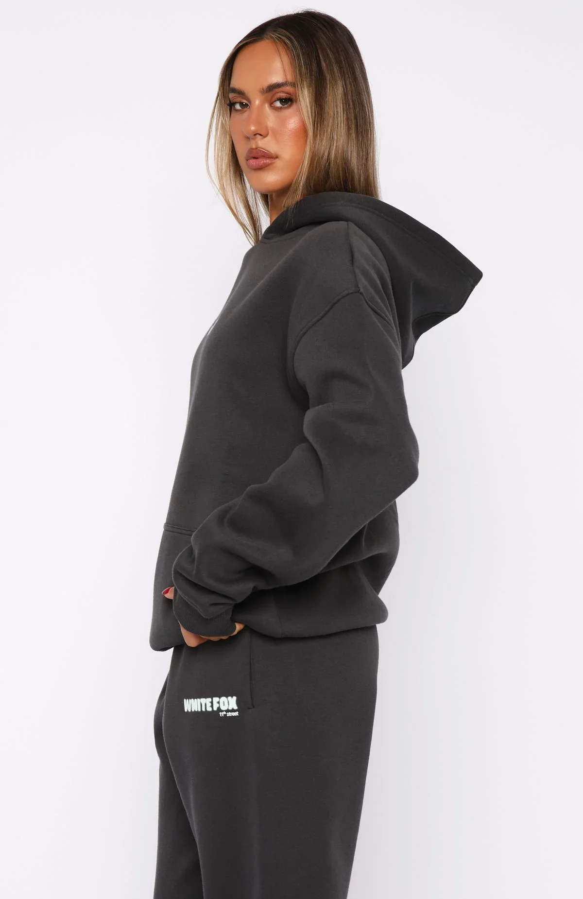 11th Street New York Or Nowhere Oversized Hoodie Matcha Crumble - luluinthesky