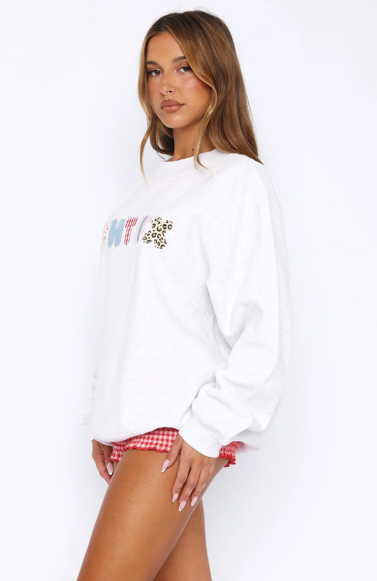 Waiting Long Enough Oversized Sweater Grey Marle - luluinthesky