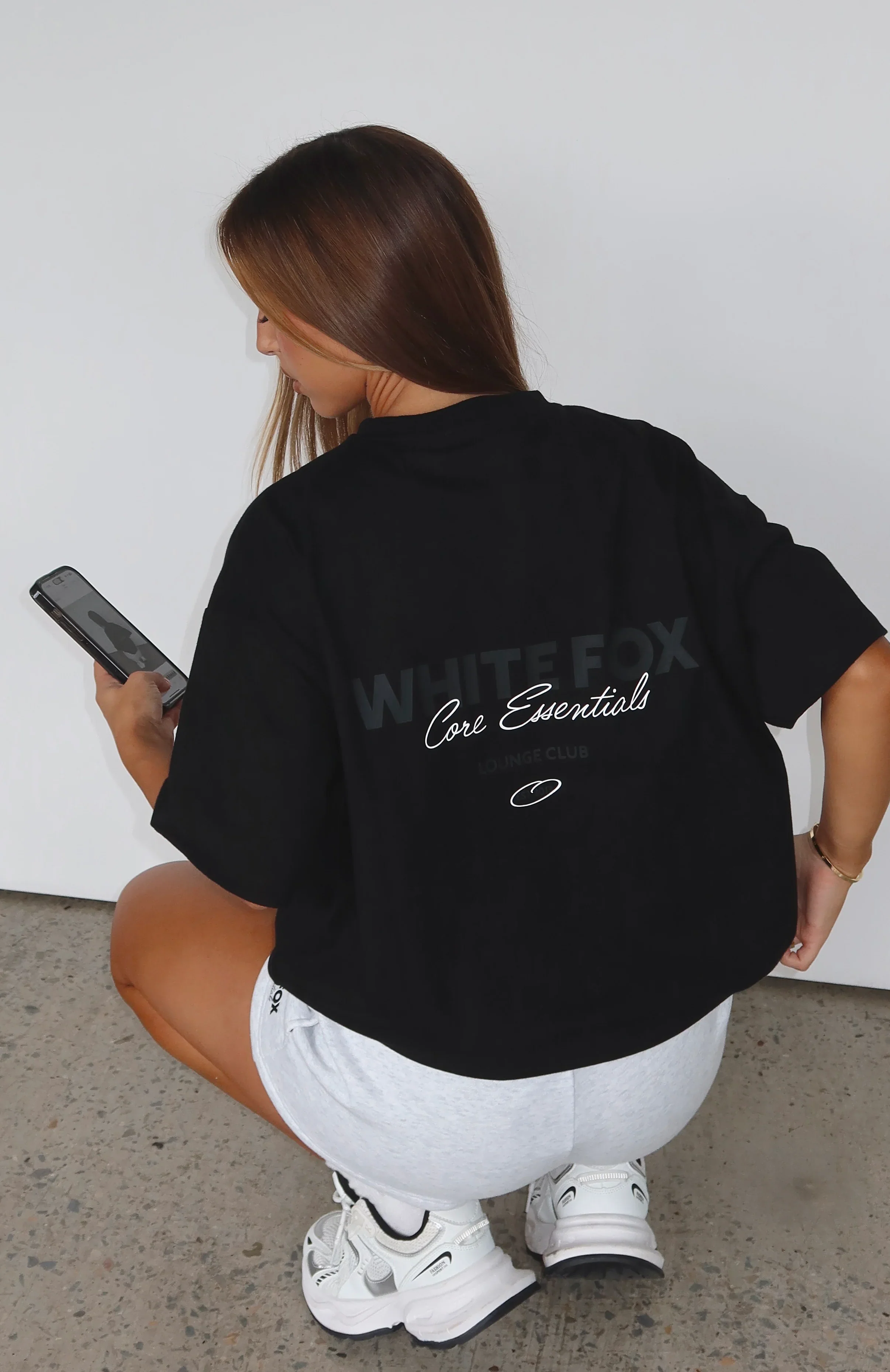 Core Essentials Oversized Tee Black - luluinthesky