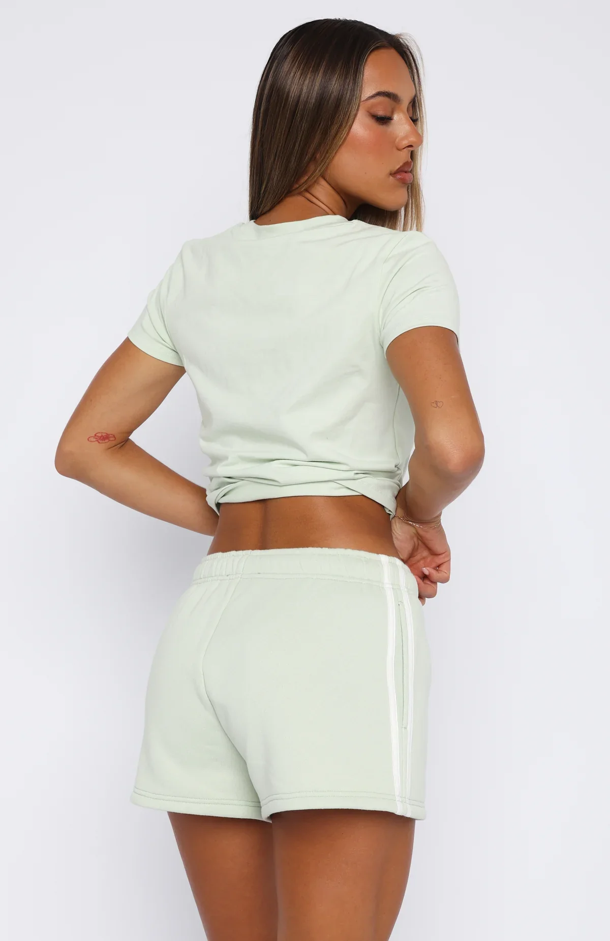 11th Street Out & About Lounge Shorts Iced Matcha - luluinthesky