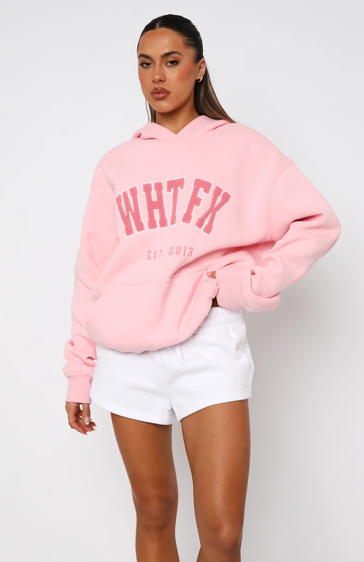 Give It Away Oversized Hoodie Pink - luluinthesky
