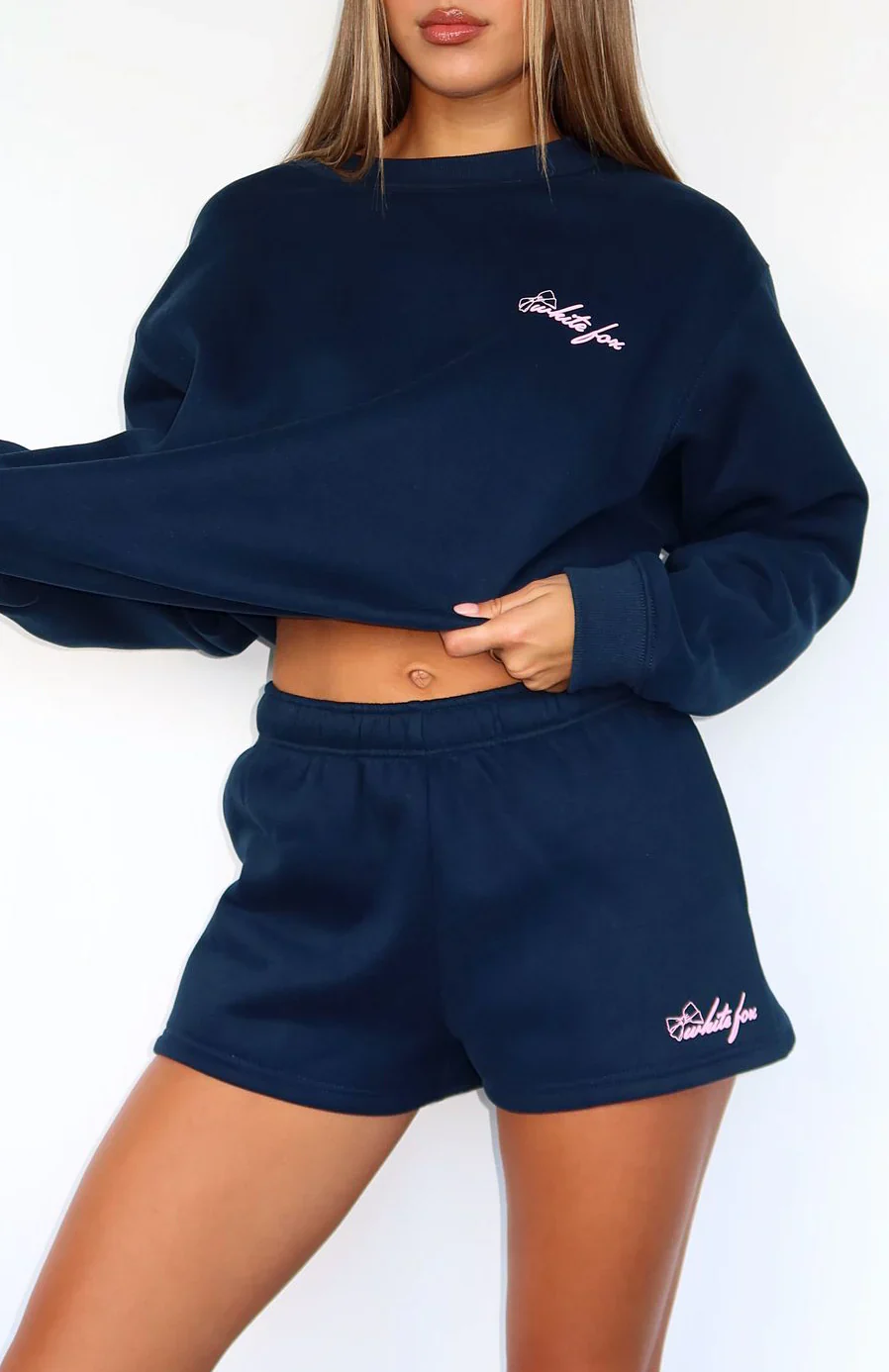 Got What You Need Lounge Shorts Navy - luluinthesky