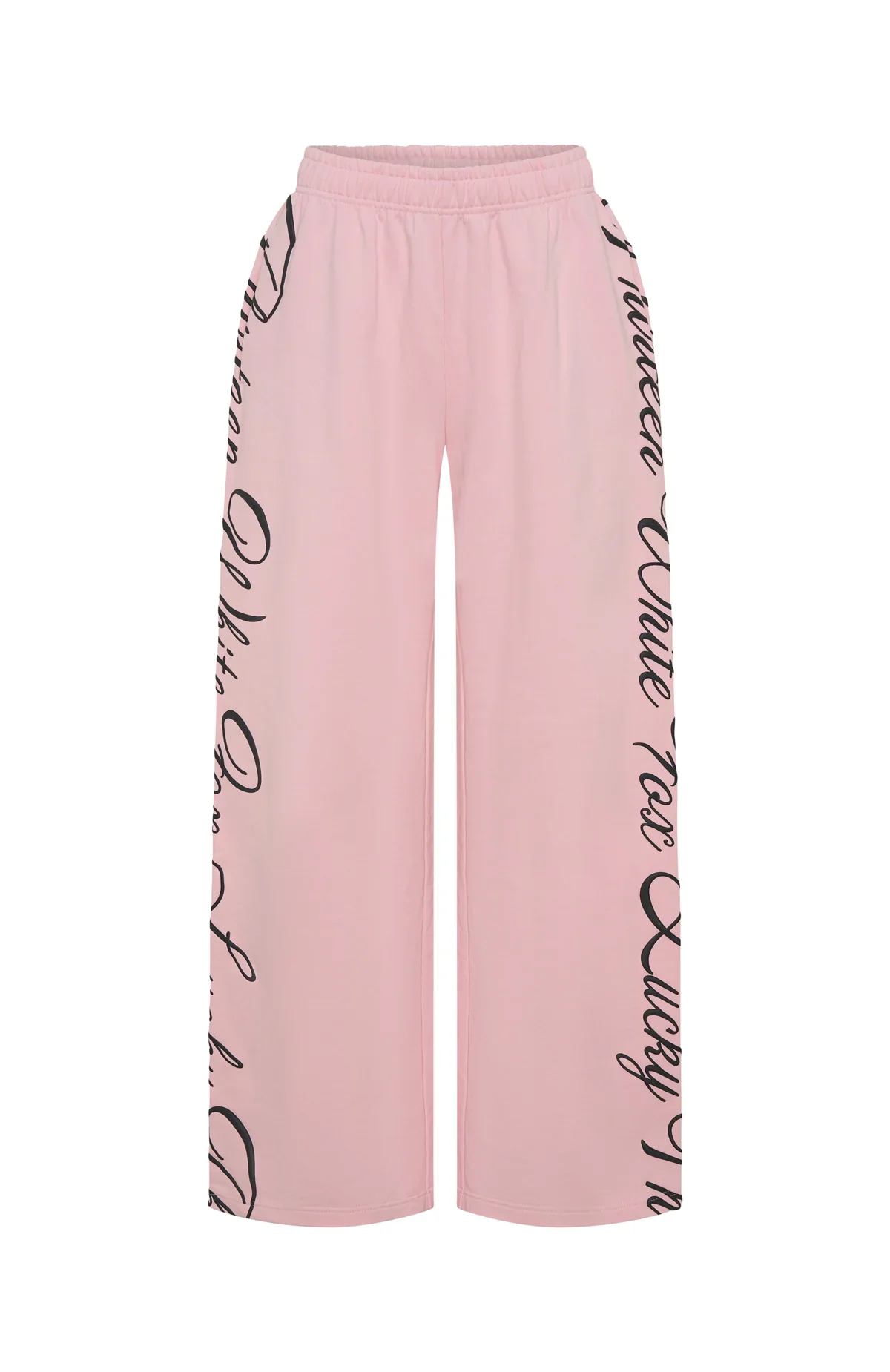 Lucky Thirteen Shaya Wide Leg Sweatpants Soft Pink - luluinthesky