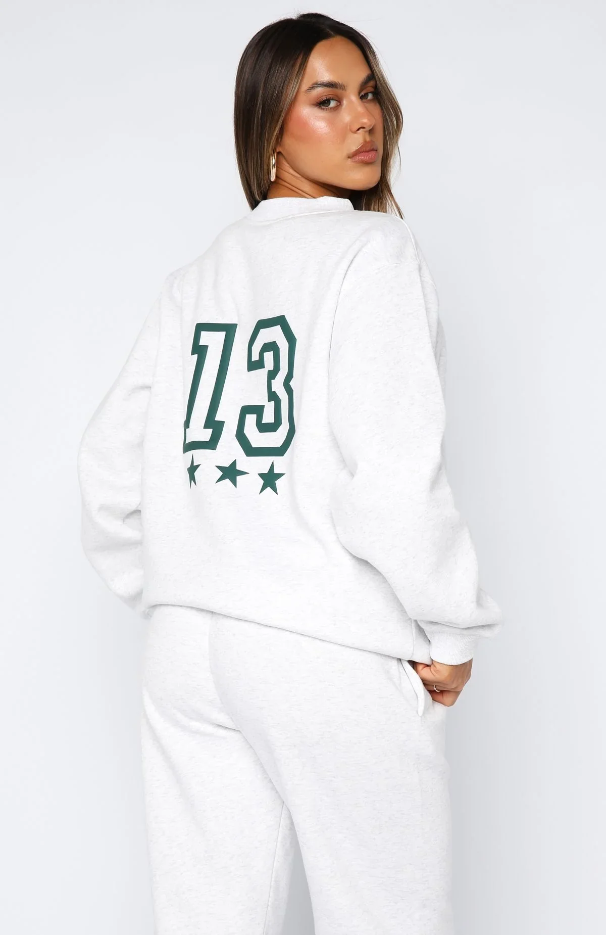 No Hesitation Oversized Sweater Grey Marle - luluinthesky