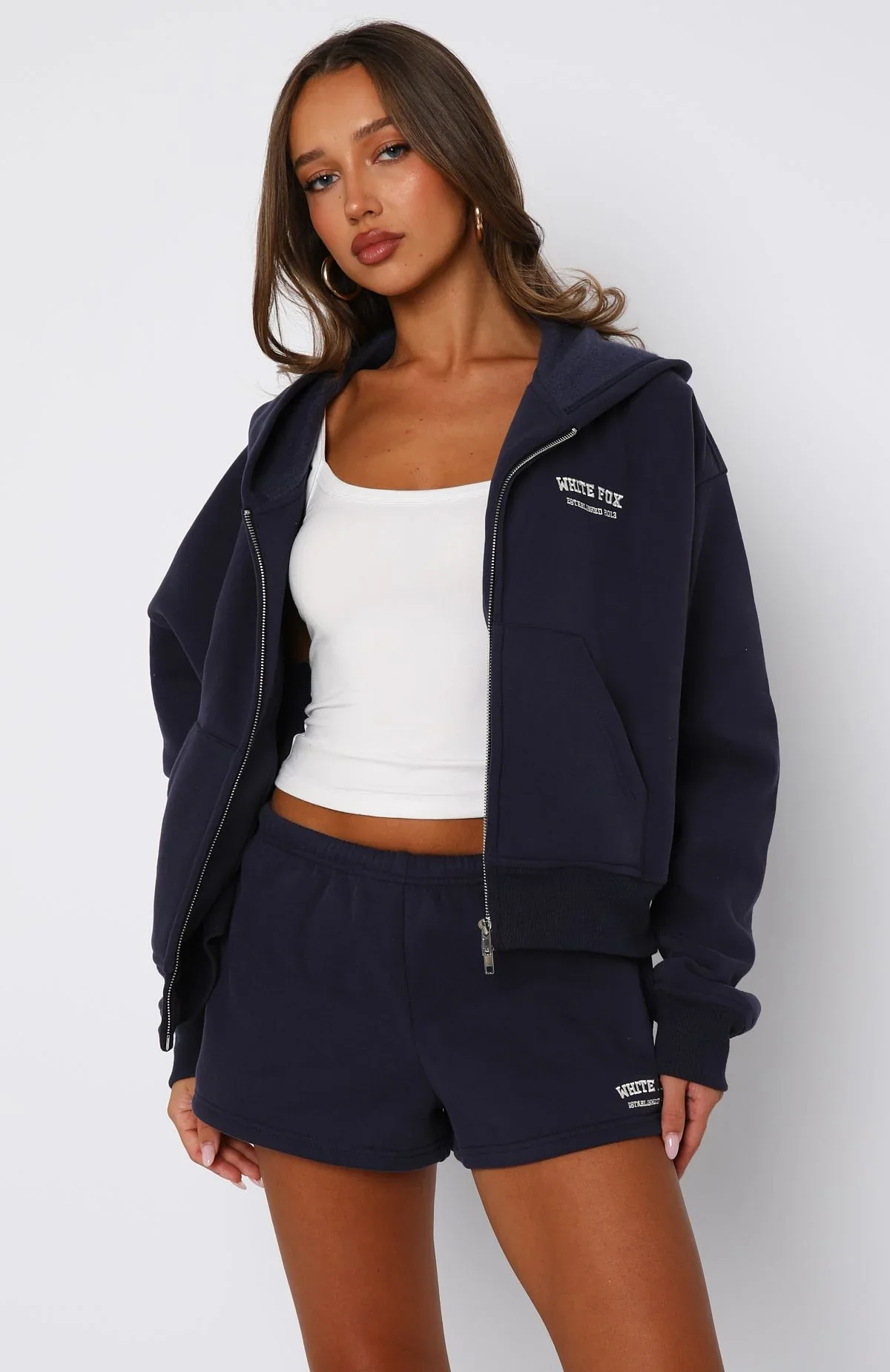 Can't Miss It Lounge Shorts Navy - luluinthesky