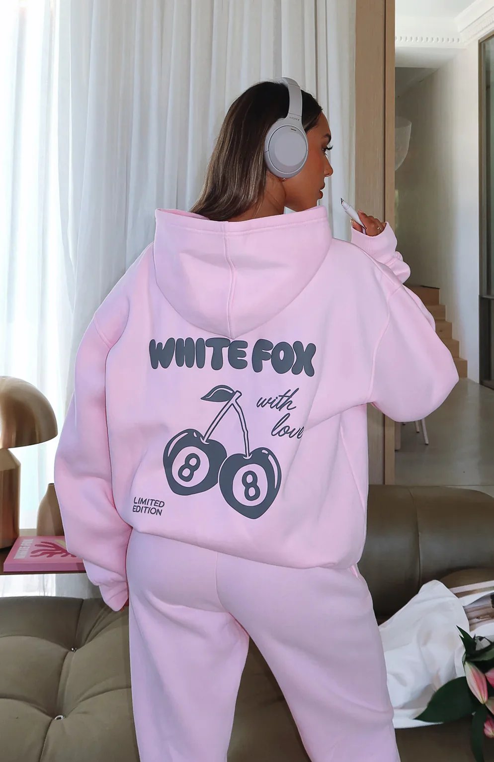 With Love In The Moment Oversized Hoodie Pink - luluinthesky