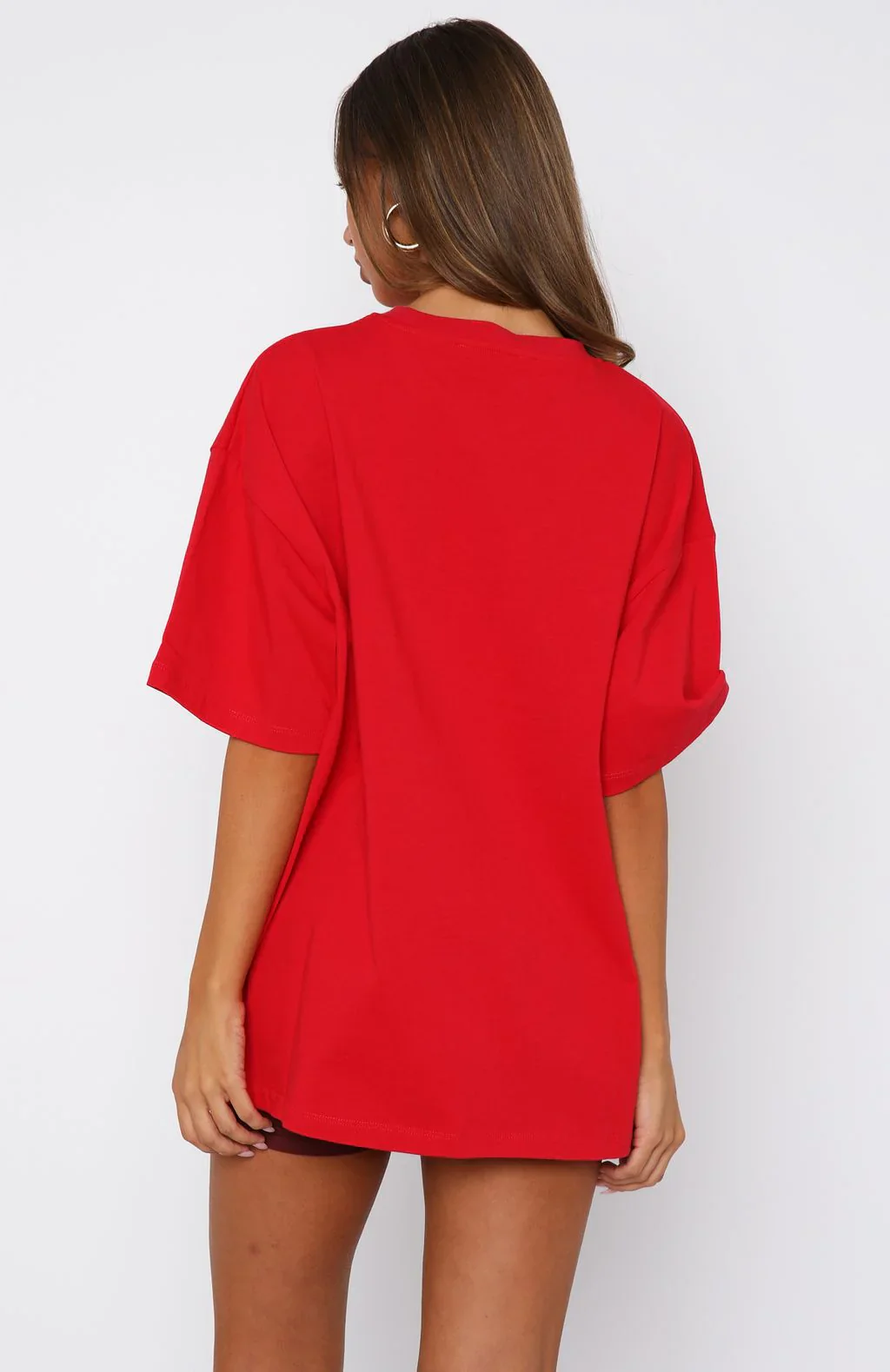 Sweet Cherry Edition Oversized Tee Red - luluinthesky