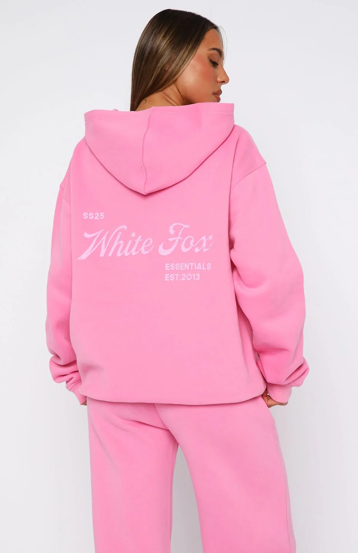 The Good Life Back Graphic Oversized Hoodie Pink - luluinthesky