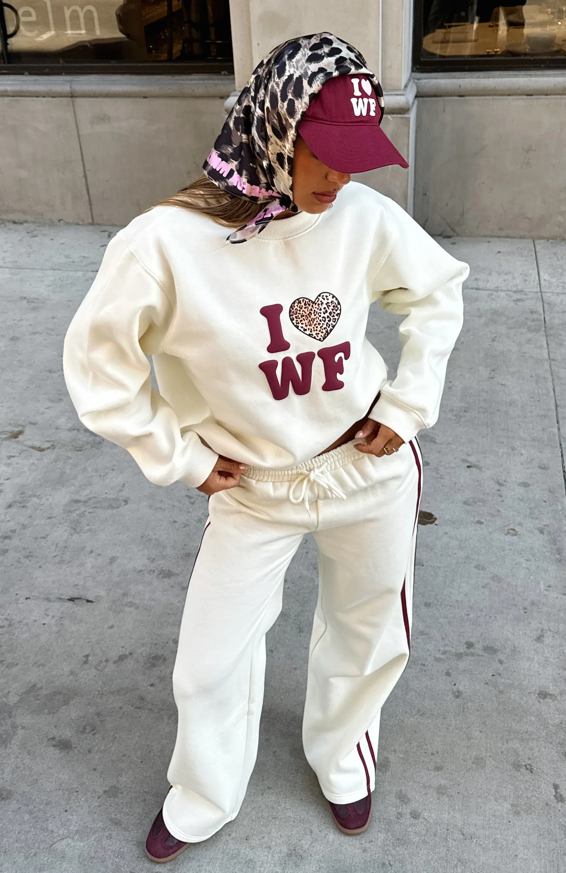 11th Street Concrete Jungle Oversized Sweater Cake Batter - luluinthesky