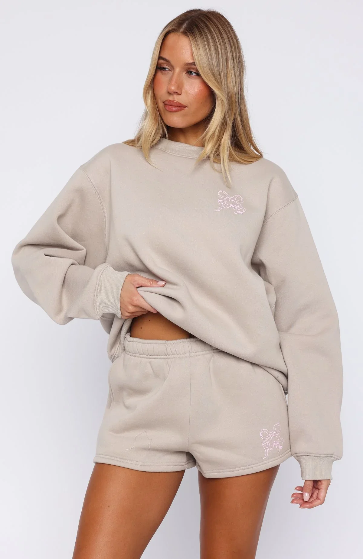 Love You Forever Lounge Shorts Moon - luluinthesky