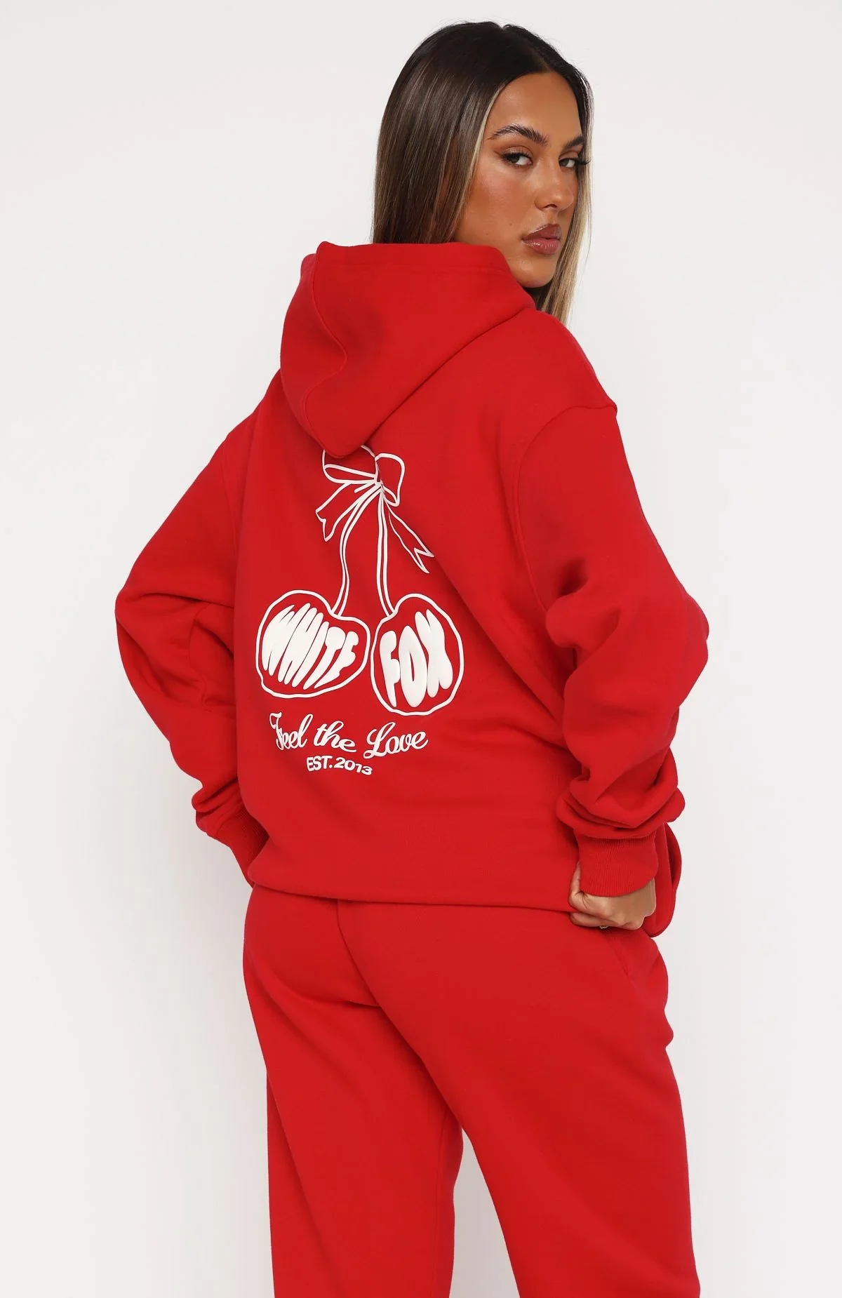 Love Of My Life Oversized Hoodie Red - luluinthesky