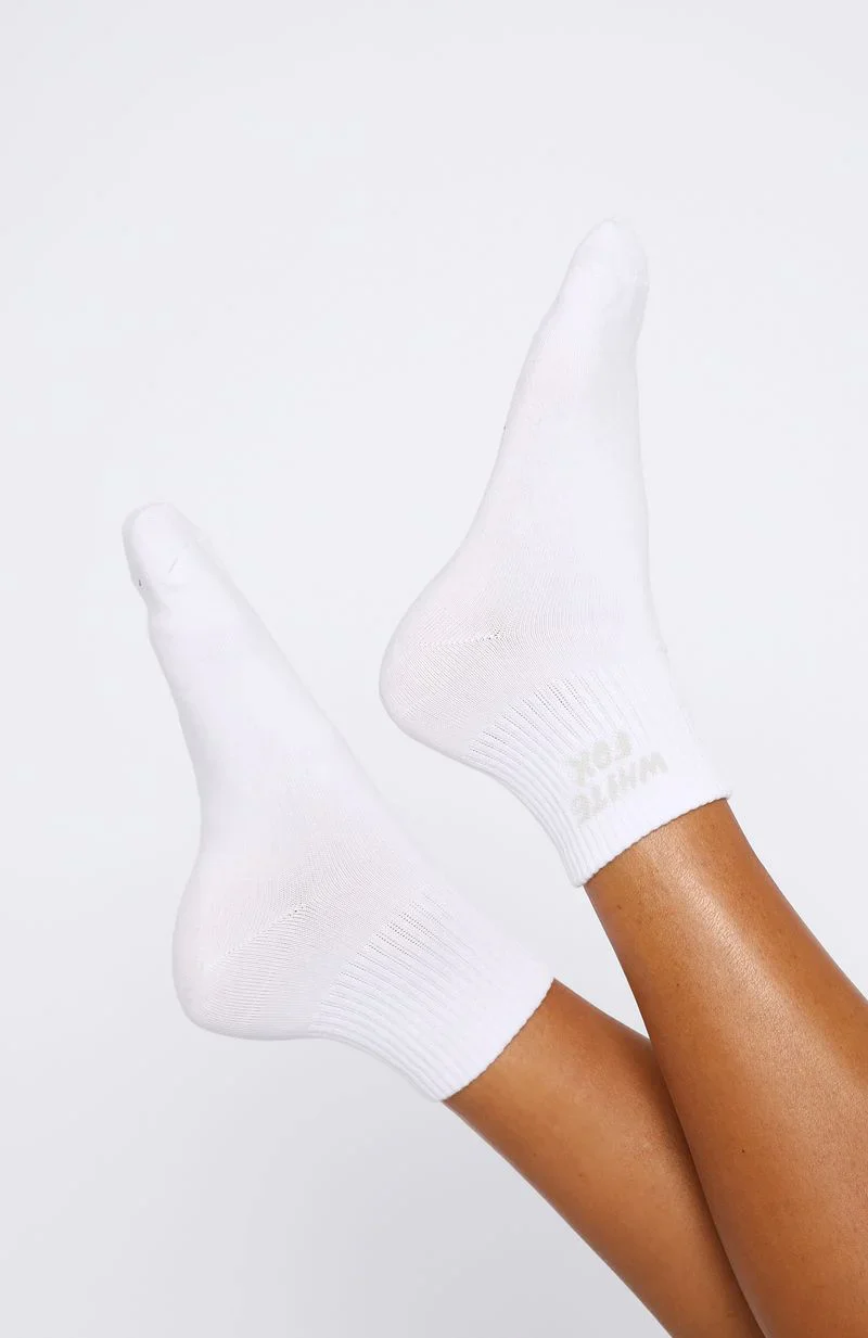Offstage Socks White/Moon - luluinthesky