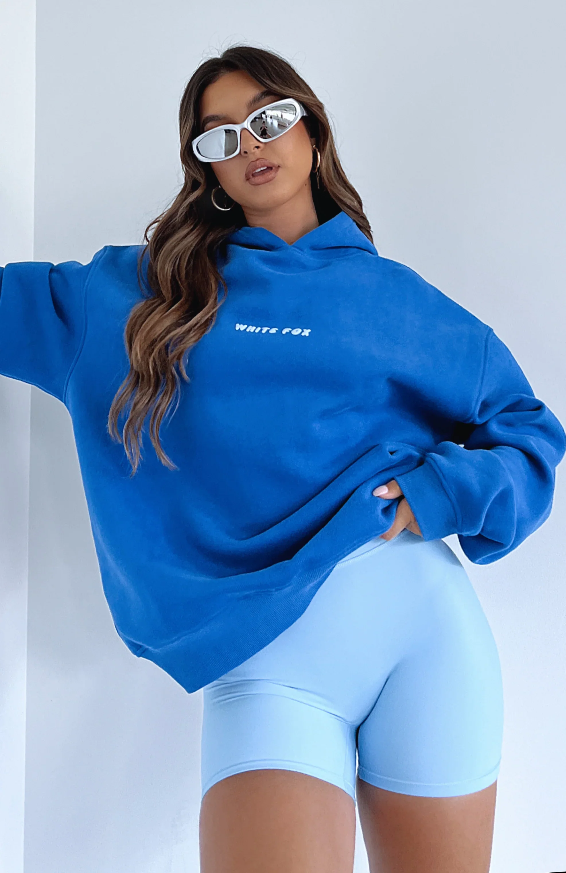 Leisure Series Oversized Hoodie Cobalt - luluinthesky